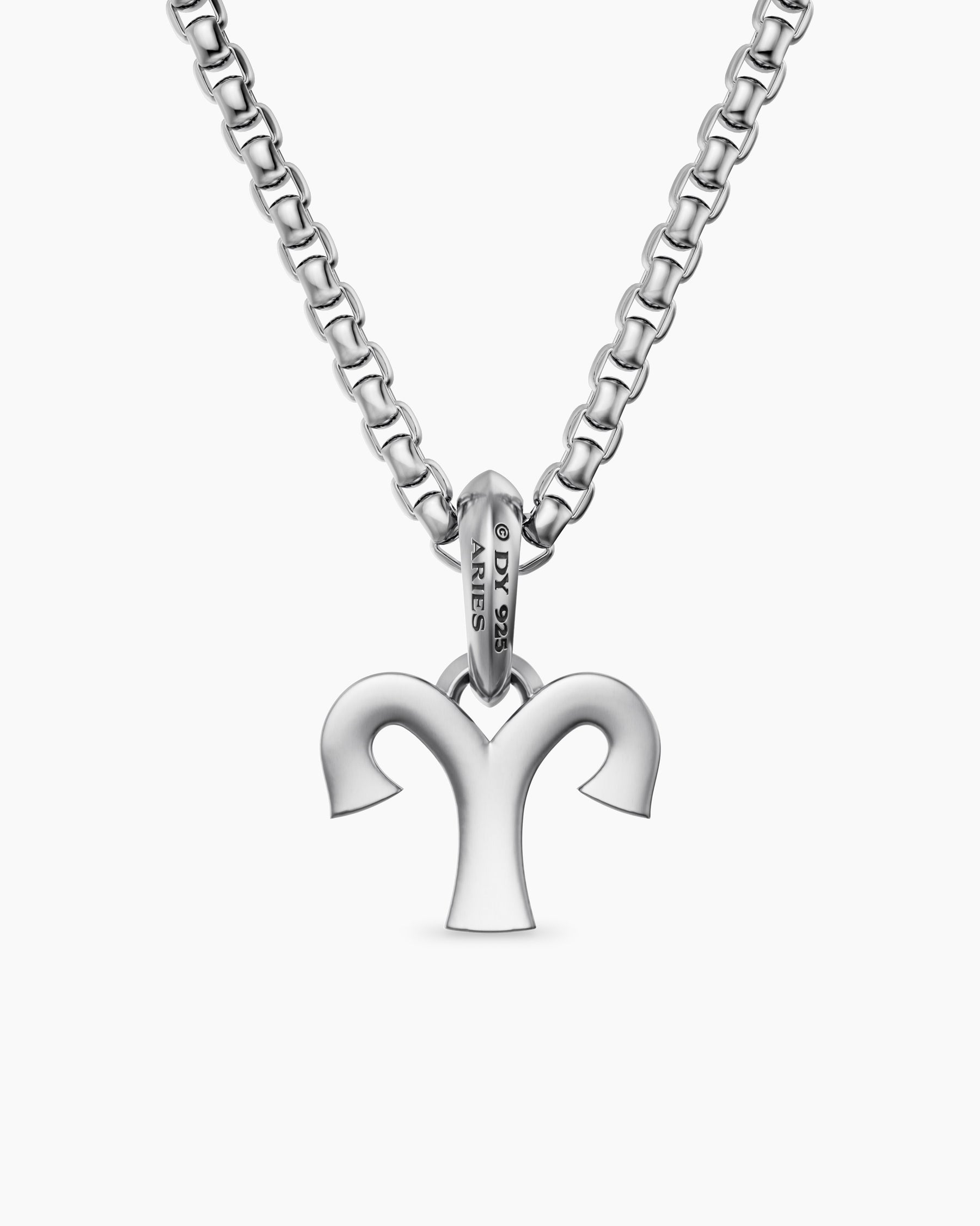 Aries Amulet in Sterling Silver, 13.4mm - Image 4