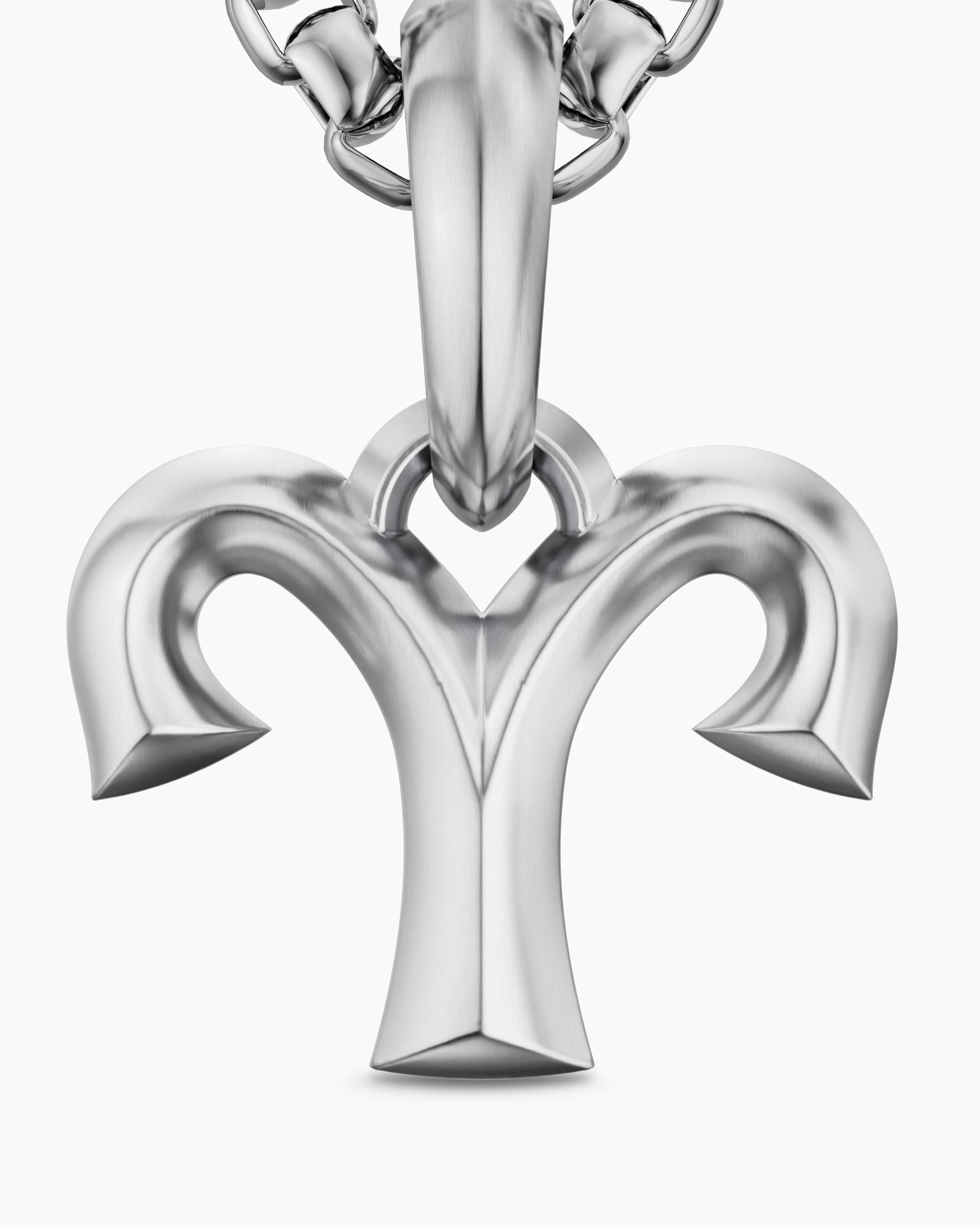 Aries Amulet in Sterling Silver, 13.4mm - Image 5