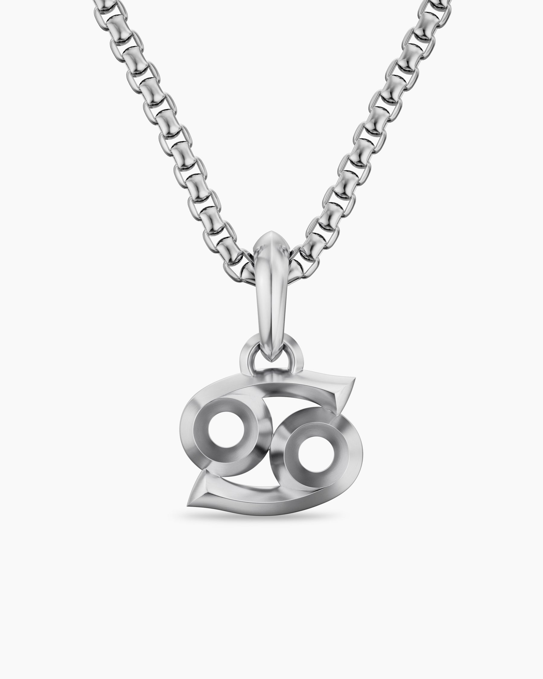 Cancer Amulet in Sterling Silver, 16mm
