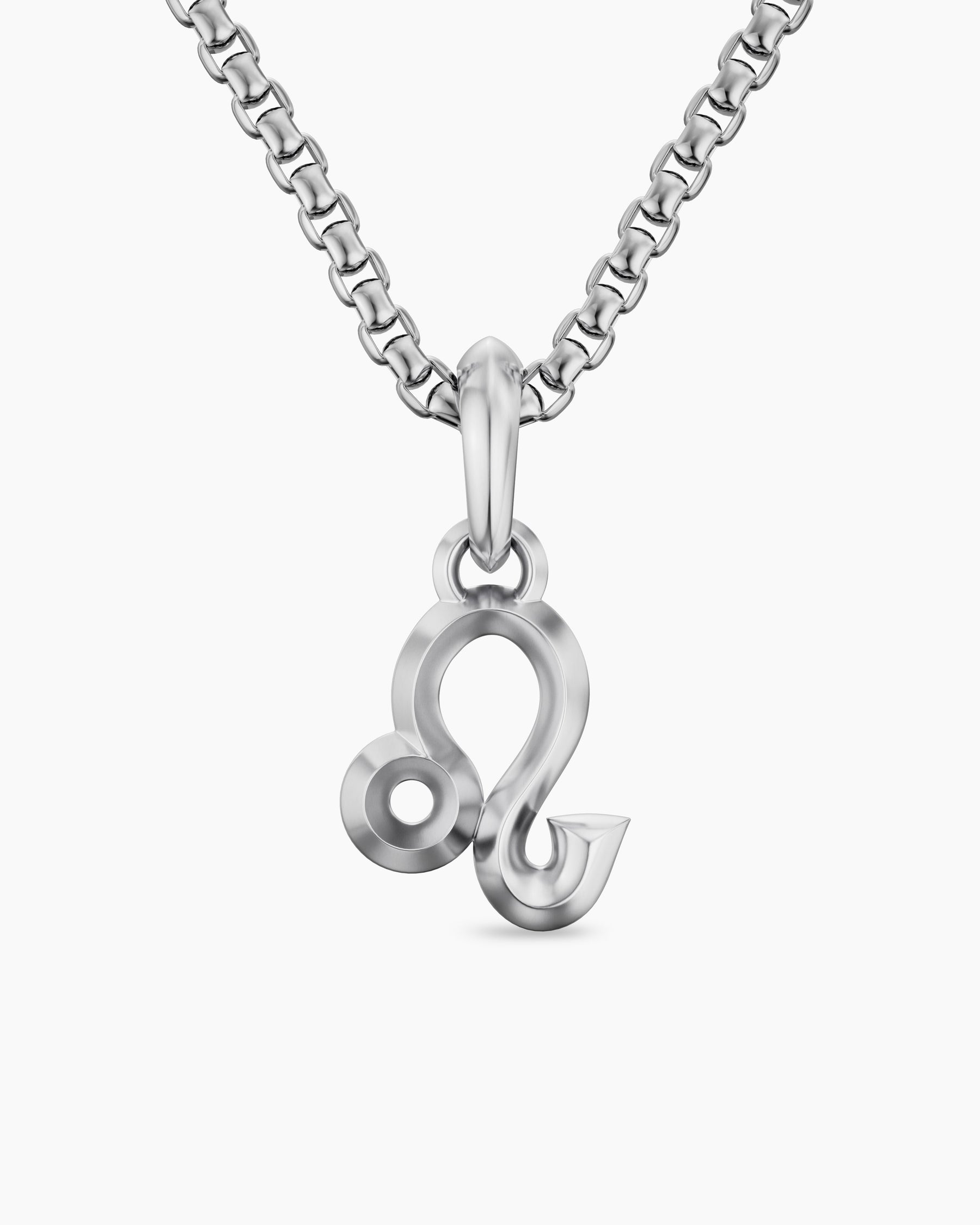 Leo Amulet in Sterling Silver, 19.8mm