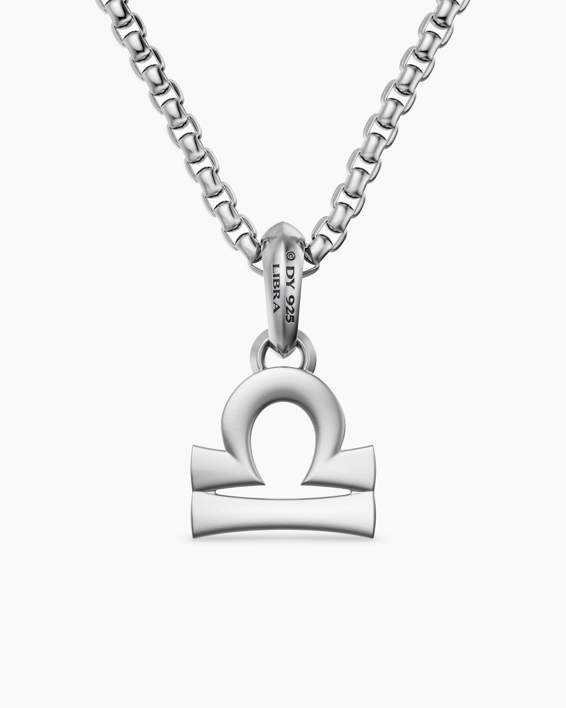 Libra Amulet in Sterling Silver, 17.4mm - Image 4