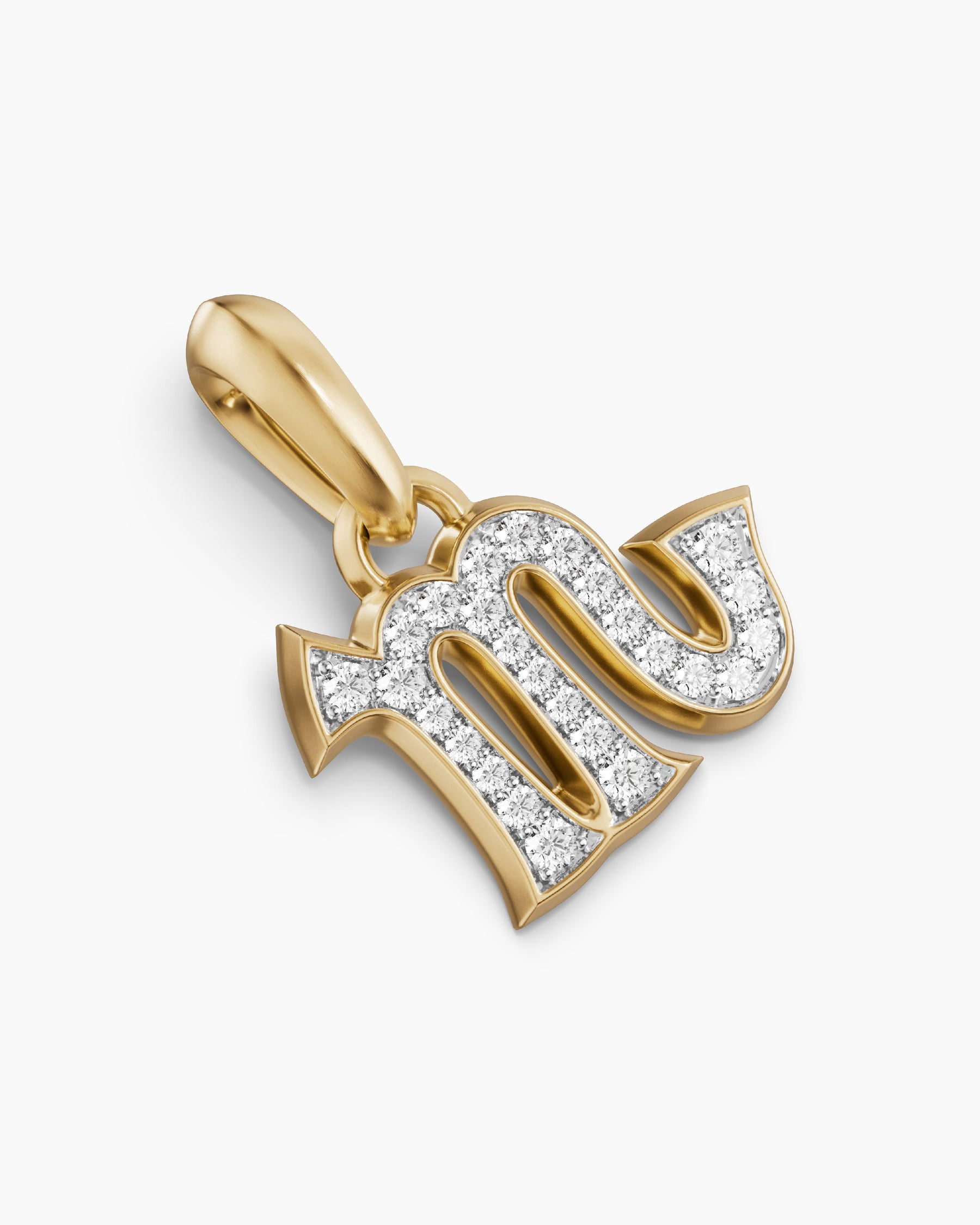 Scorpio Amulet in 18K Yellow Gold with Diamonds, 16mm - Image 3