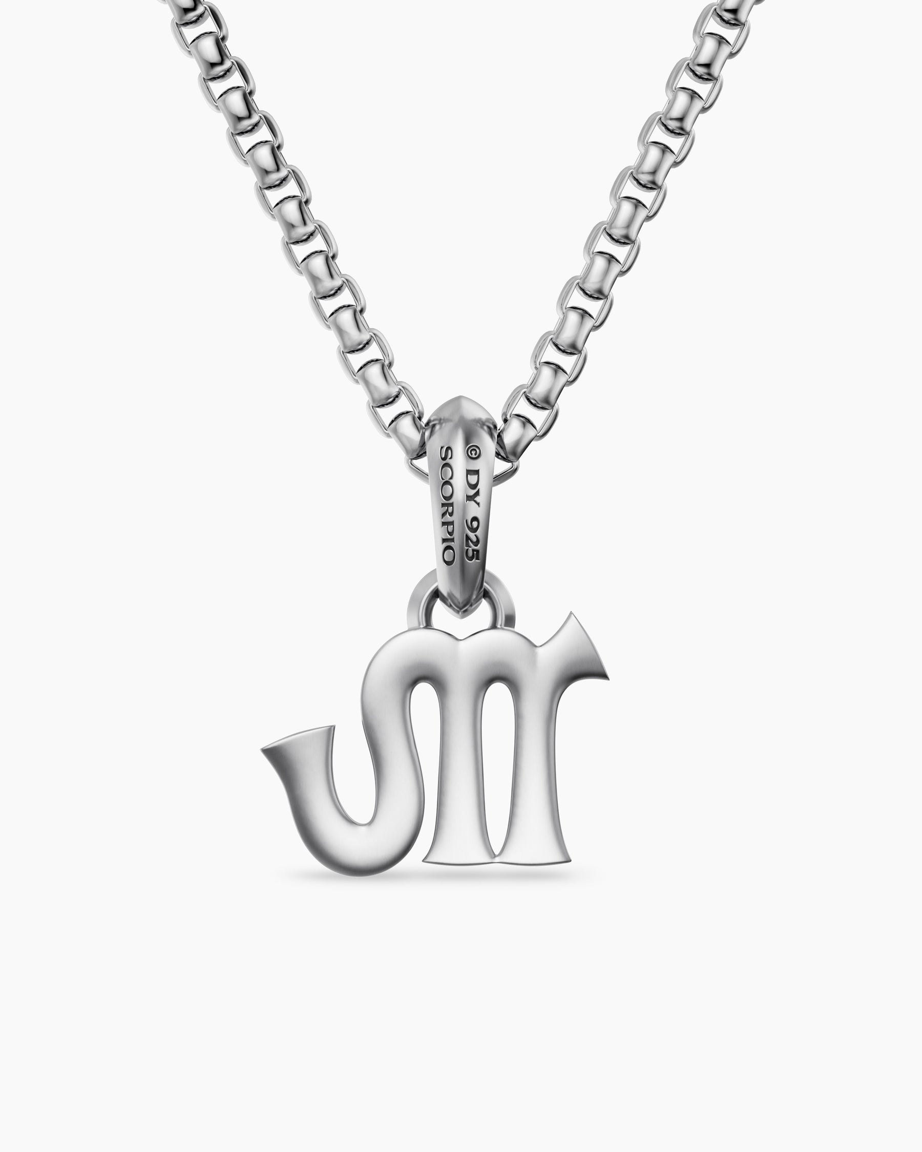 Scorpio Amulet in Sterling Silver, 15.7mm - Image 4