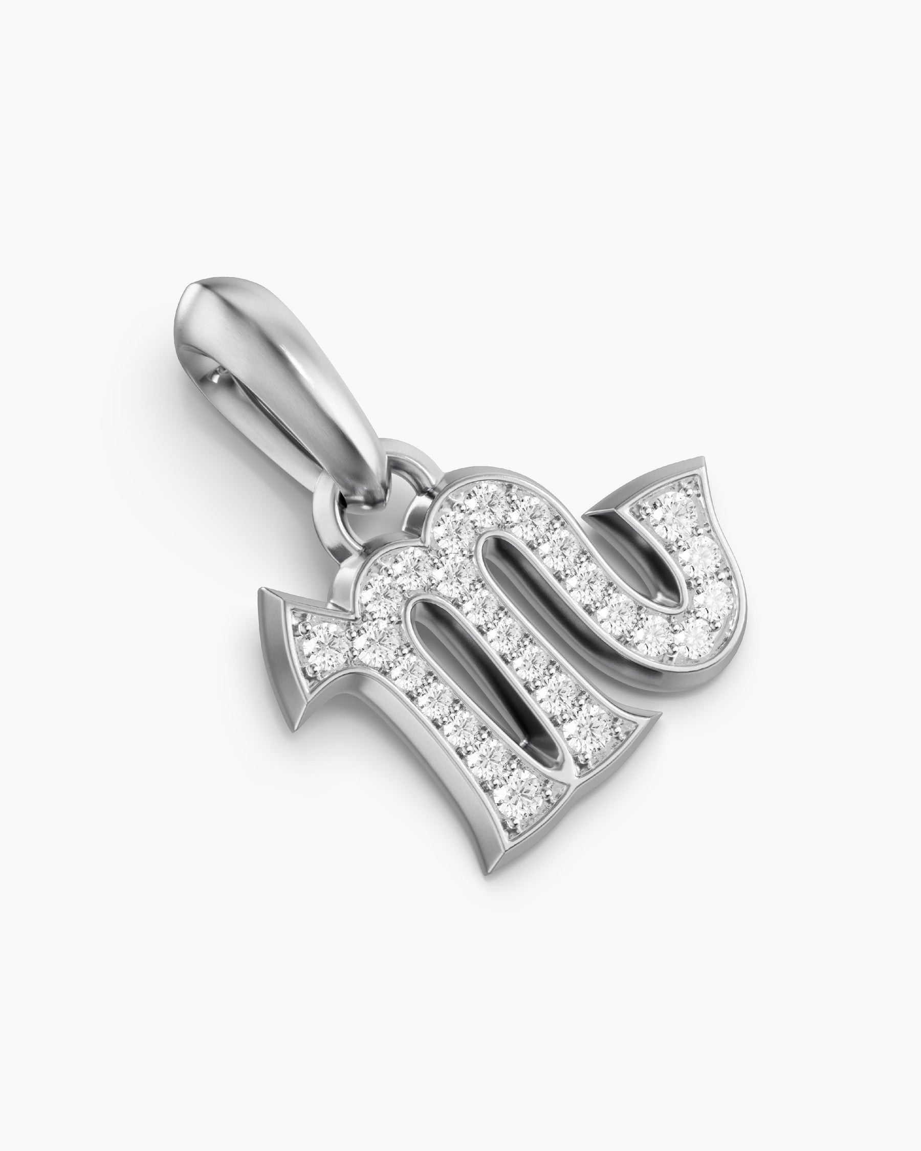 Scorpio Amulet in Sterling Silver with Diamonds, 16mm - Image 3