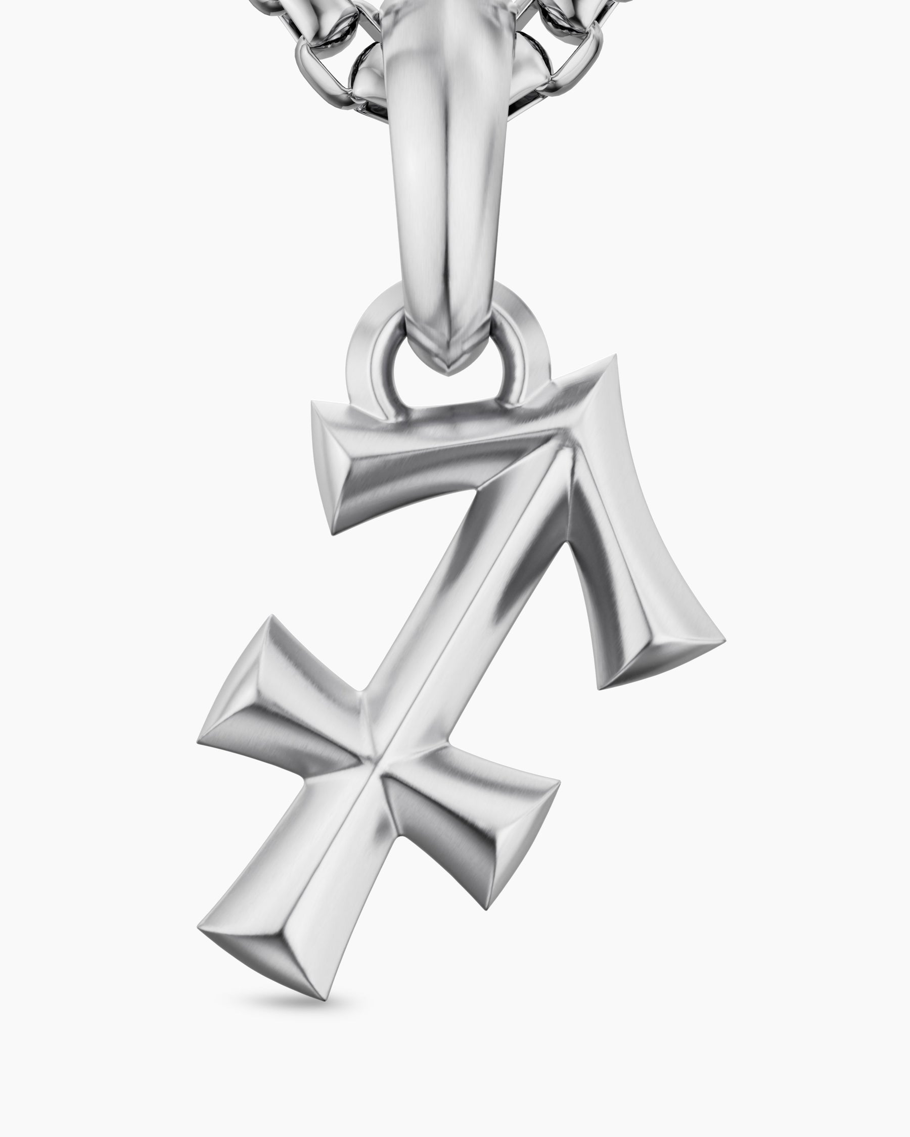 Sagittarius Amulet in Sterling Silver, 19.6mm - Image 5