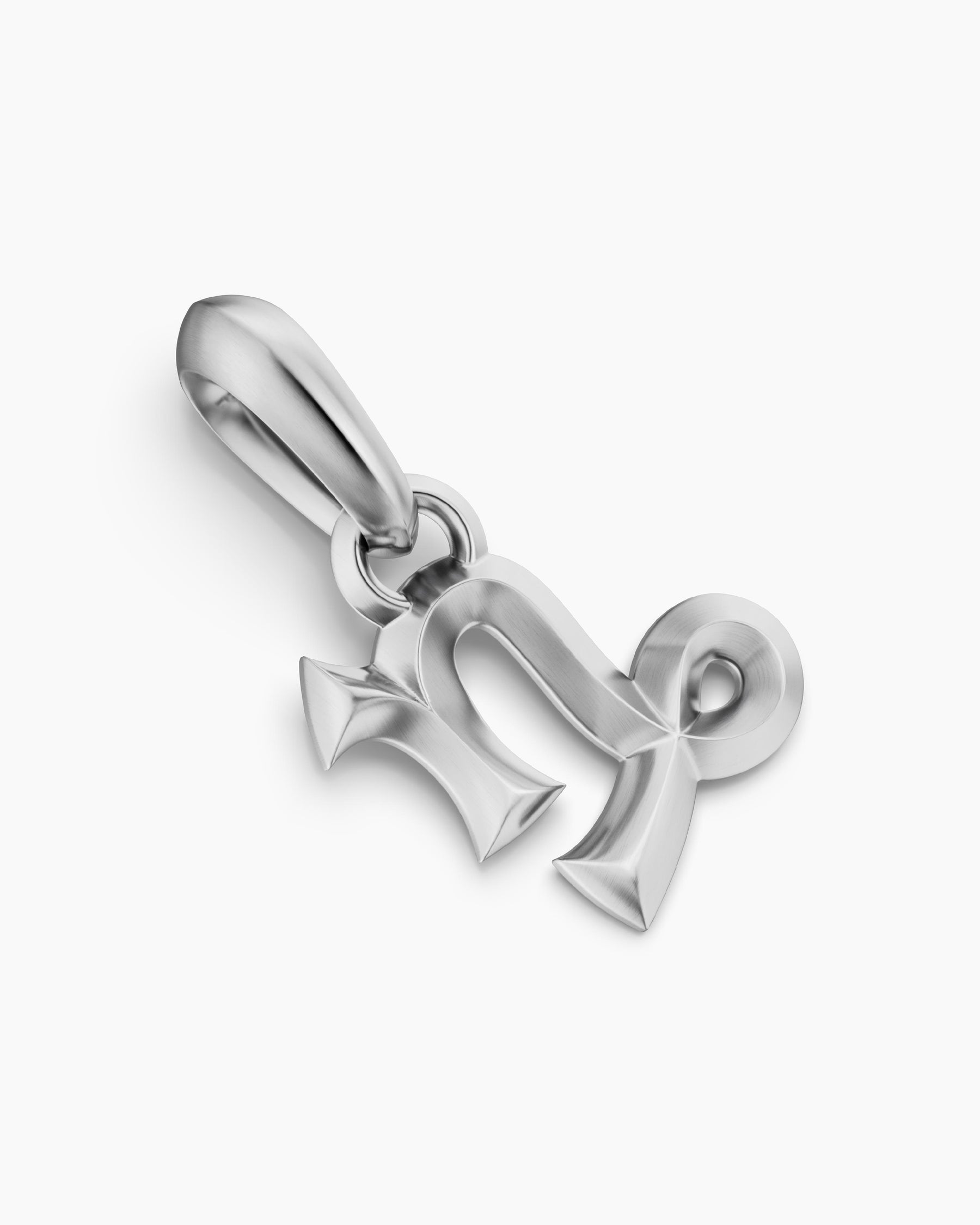 Capricorn Amulet in Sterling Silver, 17.8mm - Image 3