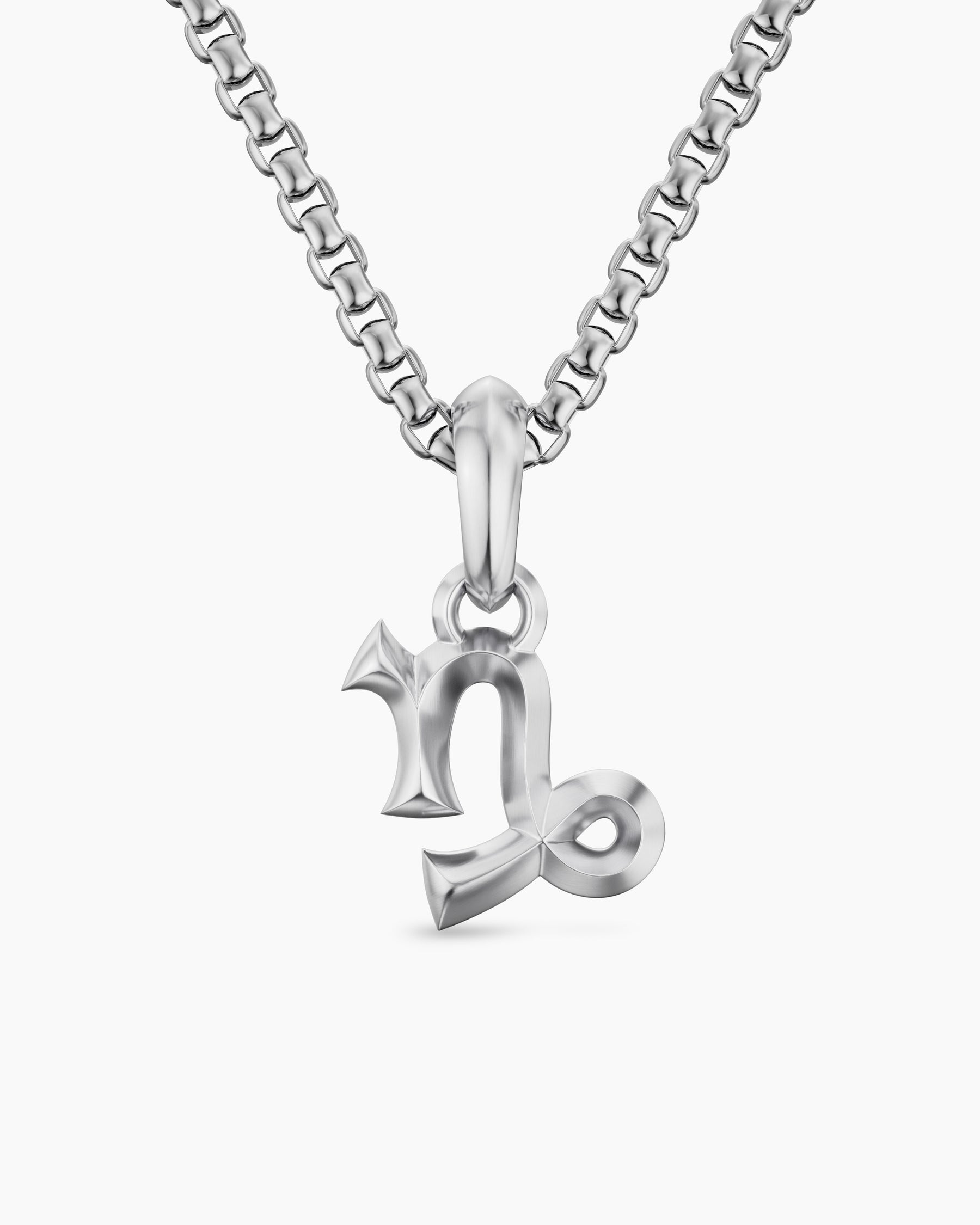Capricorn Amulet in Sterling Silver, 17.8mm