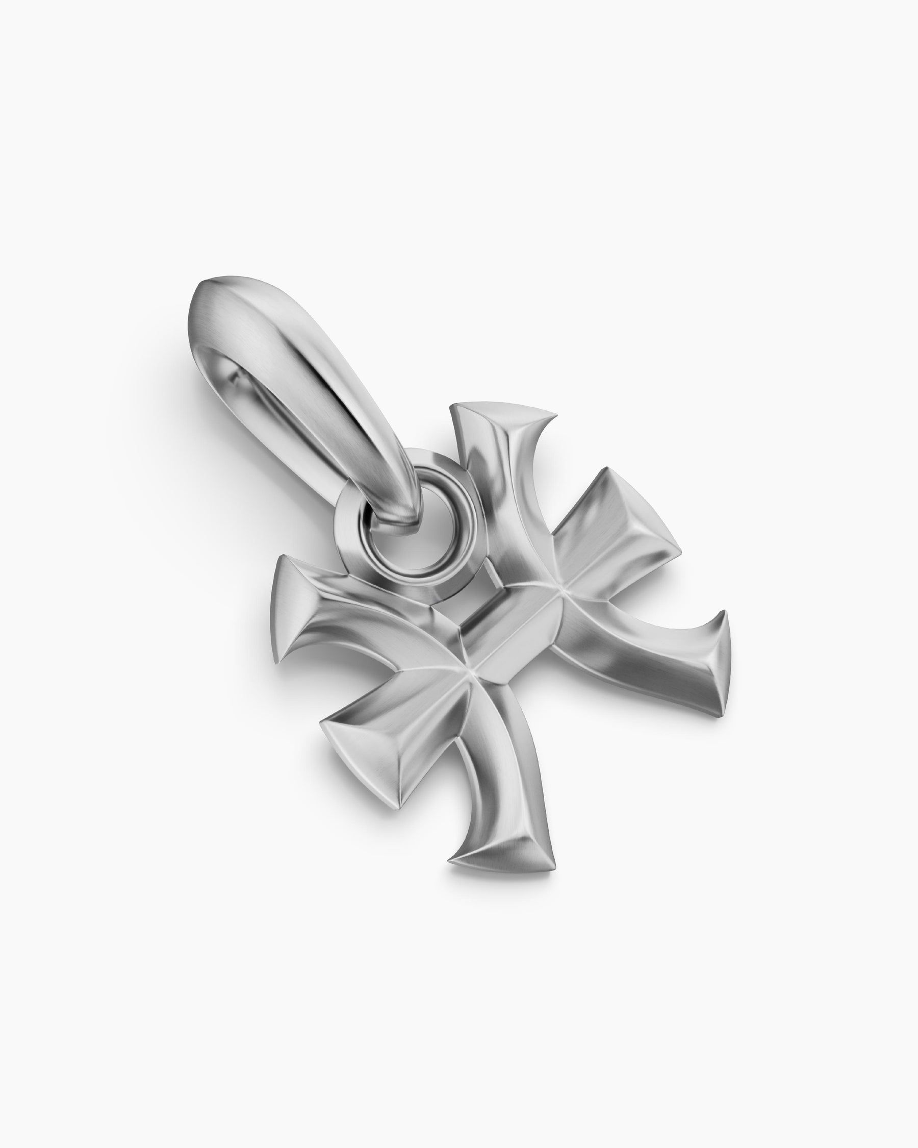 Pisces Amulet in Sterling Silver, 14.8mm - Image 3