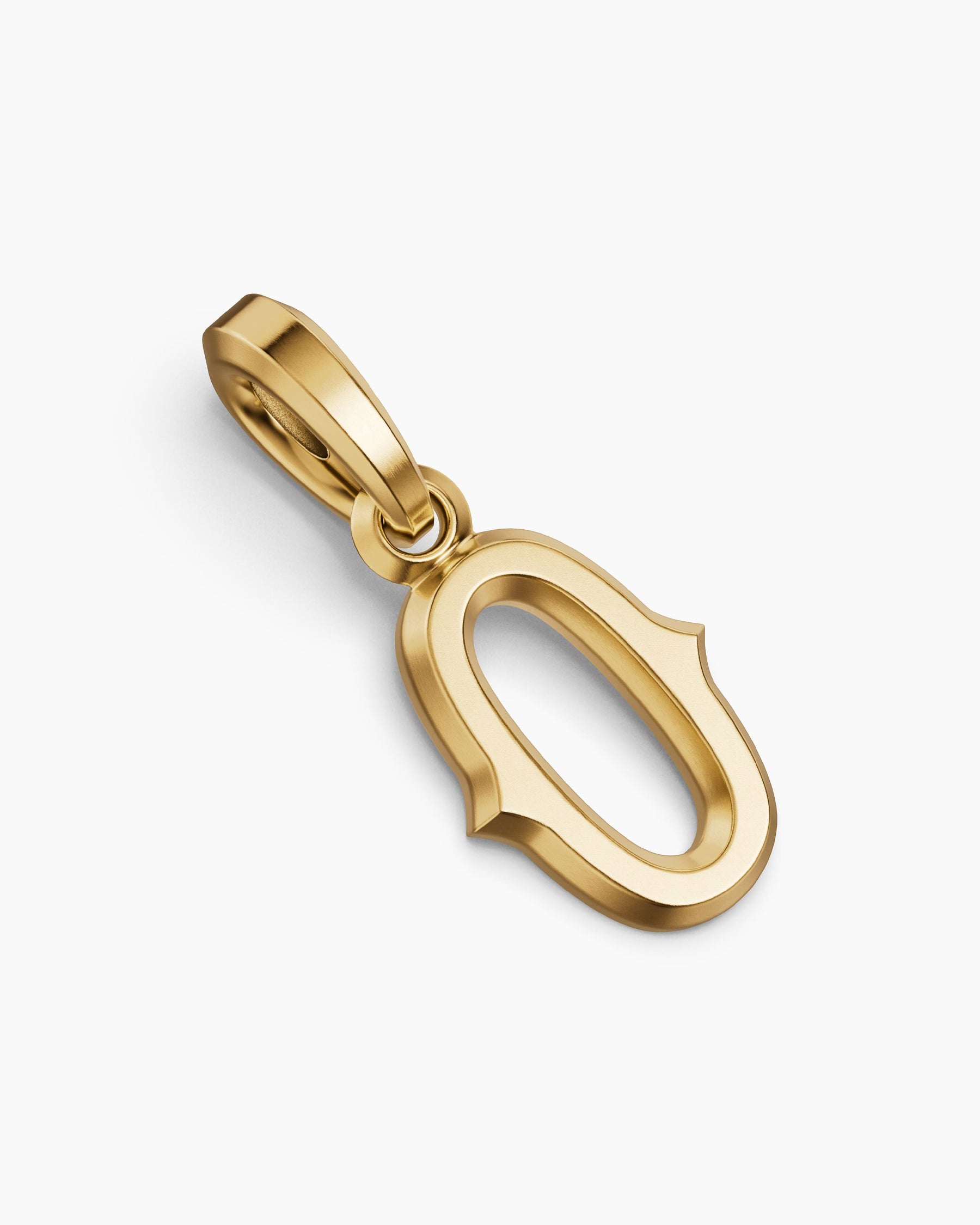 Number Zero Amulet in 18K Yellow Gold, 14.8mm - Image 3