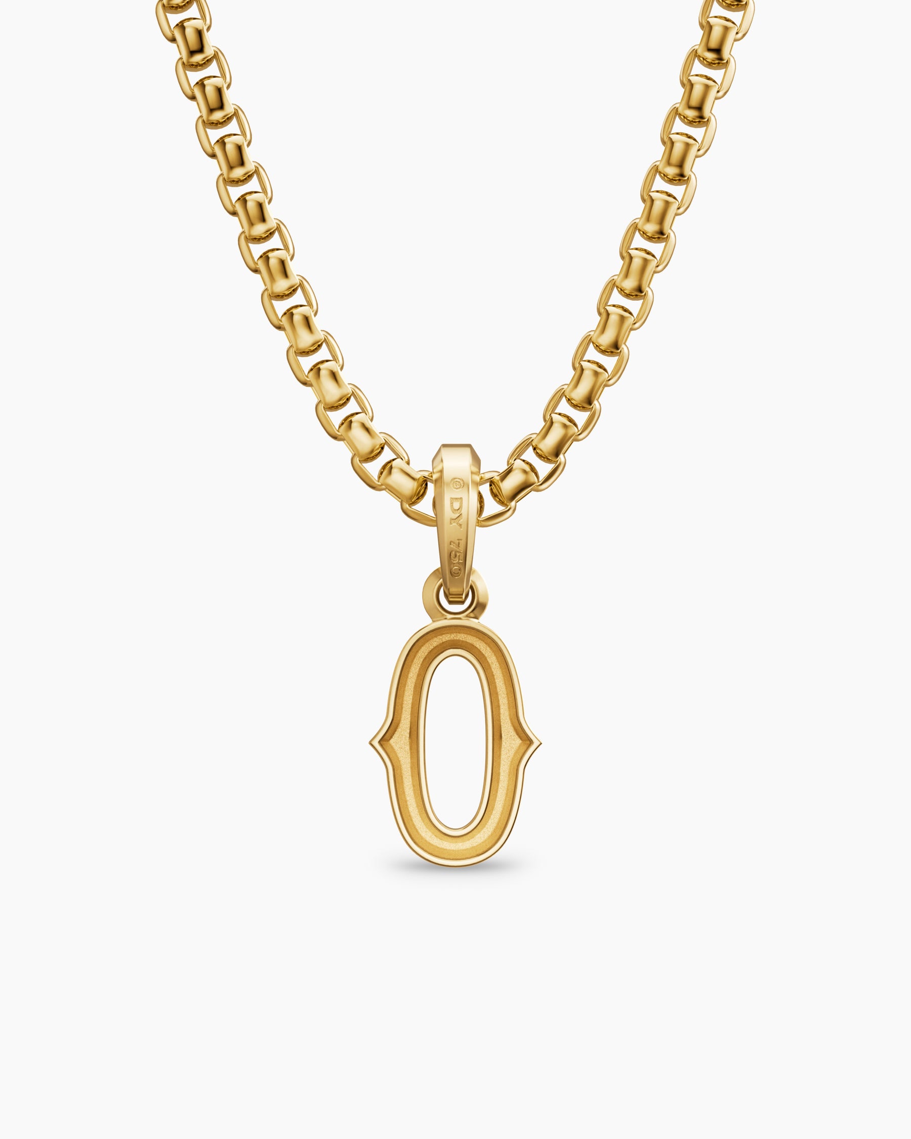 Number Zero Amulet in 18K Yellow Gold, 14.8mm - Image 4