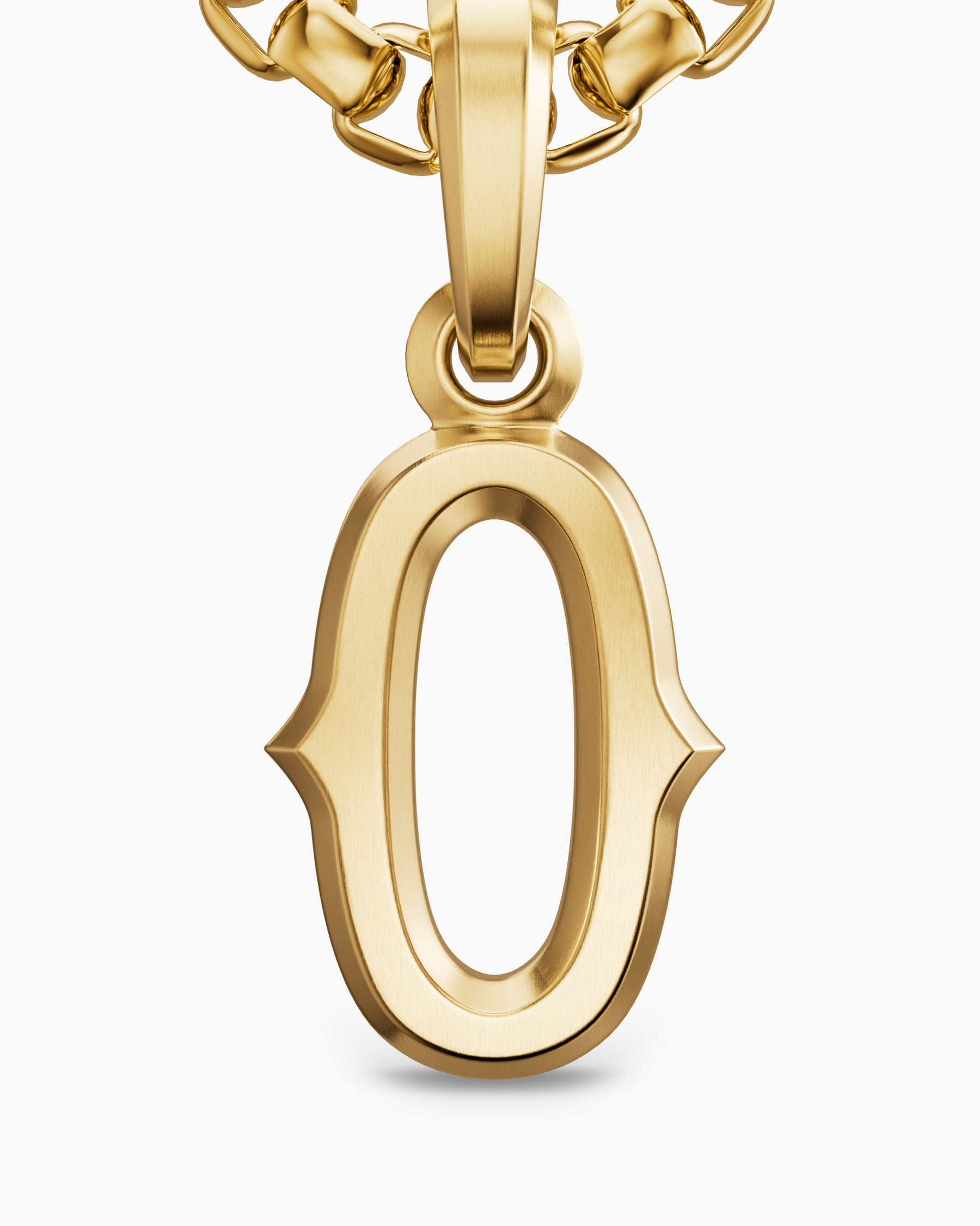 Number Zero Amulet in 18K Yellow Gold, 14.8mm - Image 5