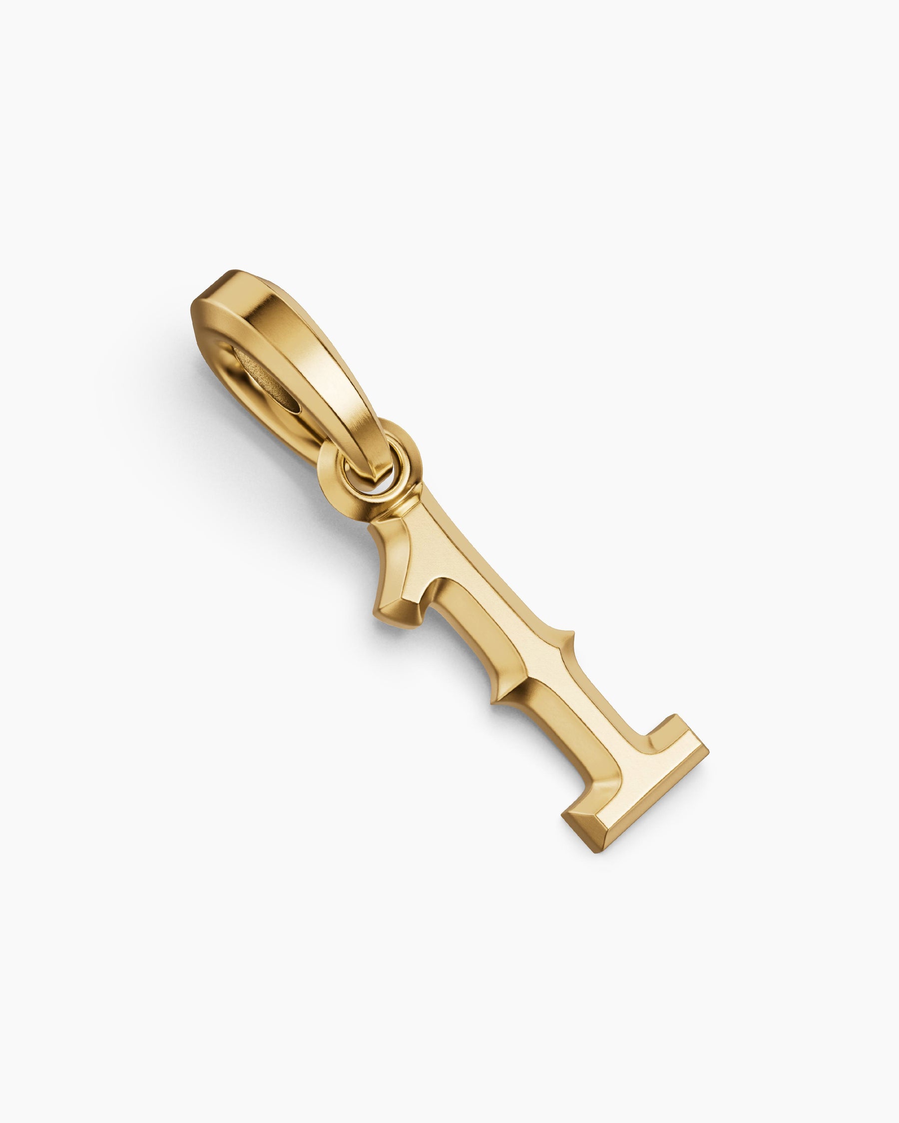 Number One Amulet in 18K Yellow Gold, 14.8mm - Image 3