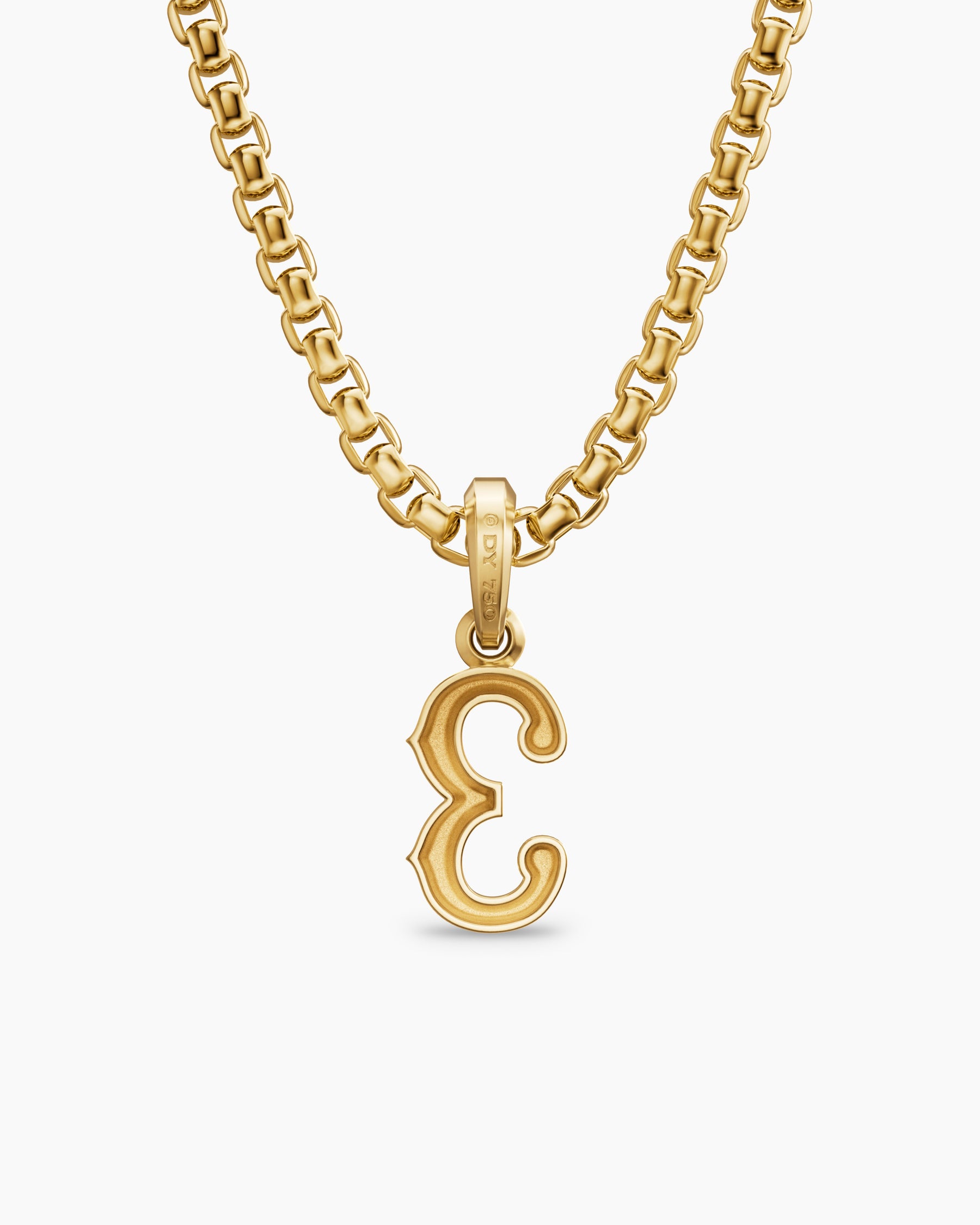 Number Three Amulet in 18K Yellow Gold, 14.8mm - Image 4