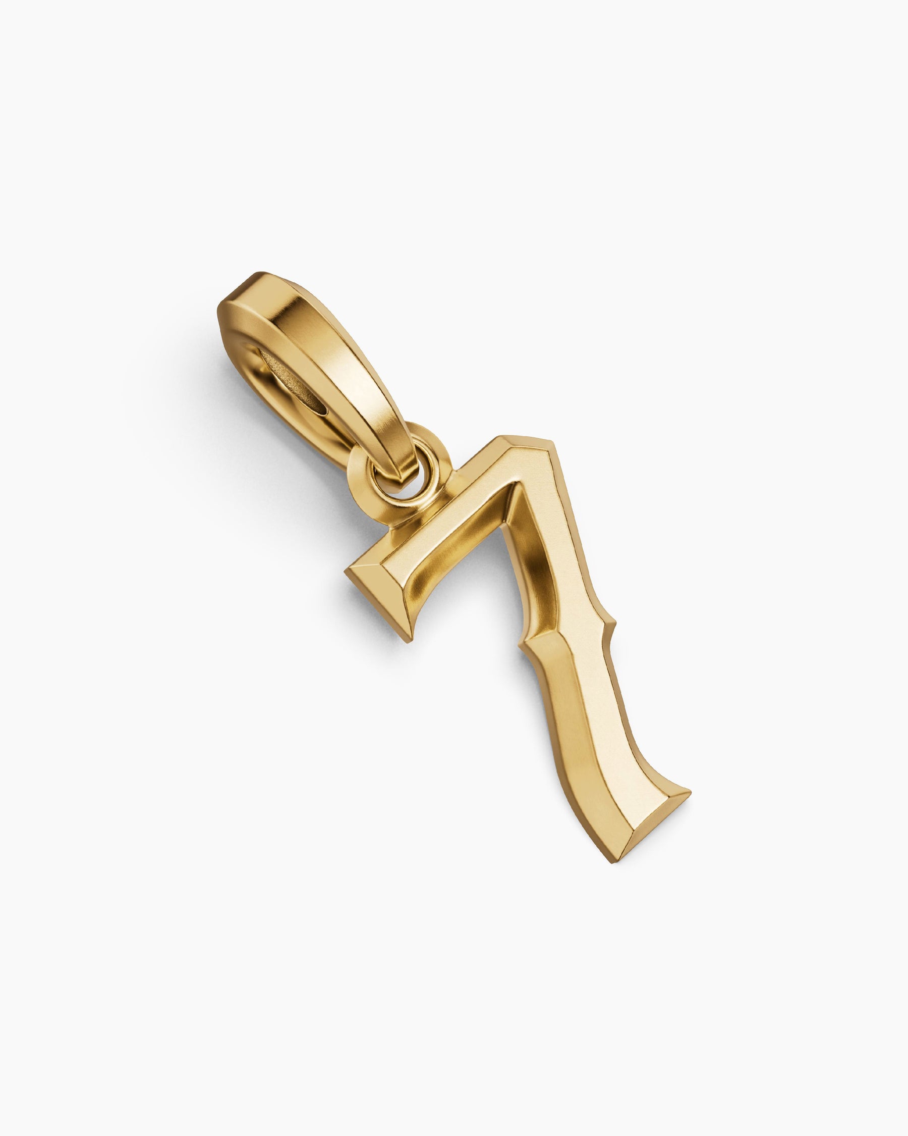 Number Seven Amulet in 18K Yellow Gold, 14.8mm - Image 3