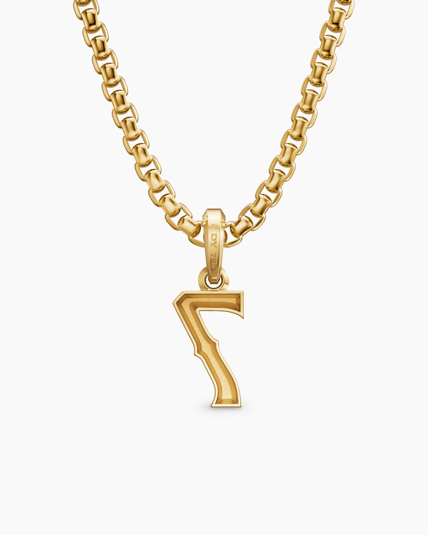 Number Seven Amulet in 18K Yellow Gold, 14.8mm - Image 4