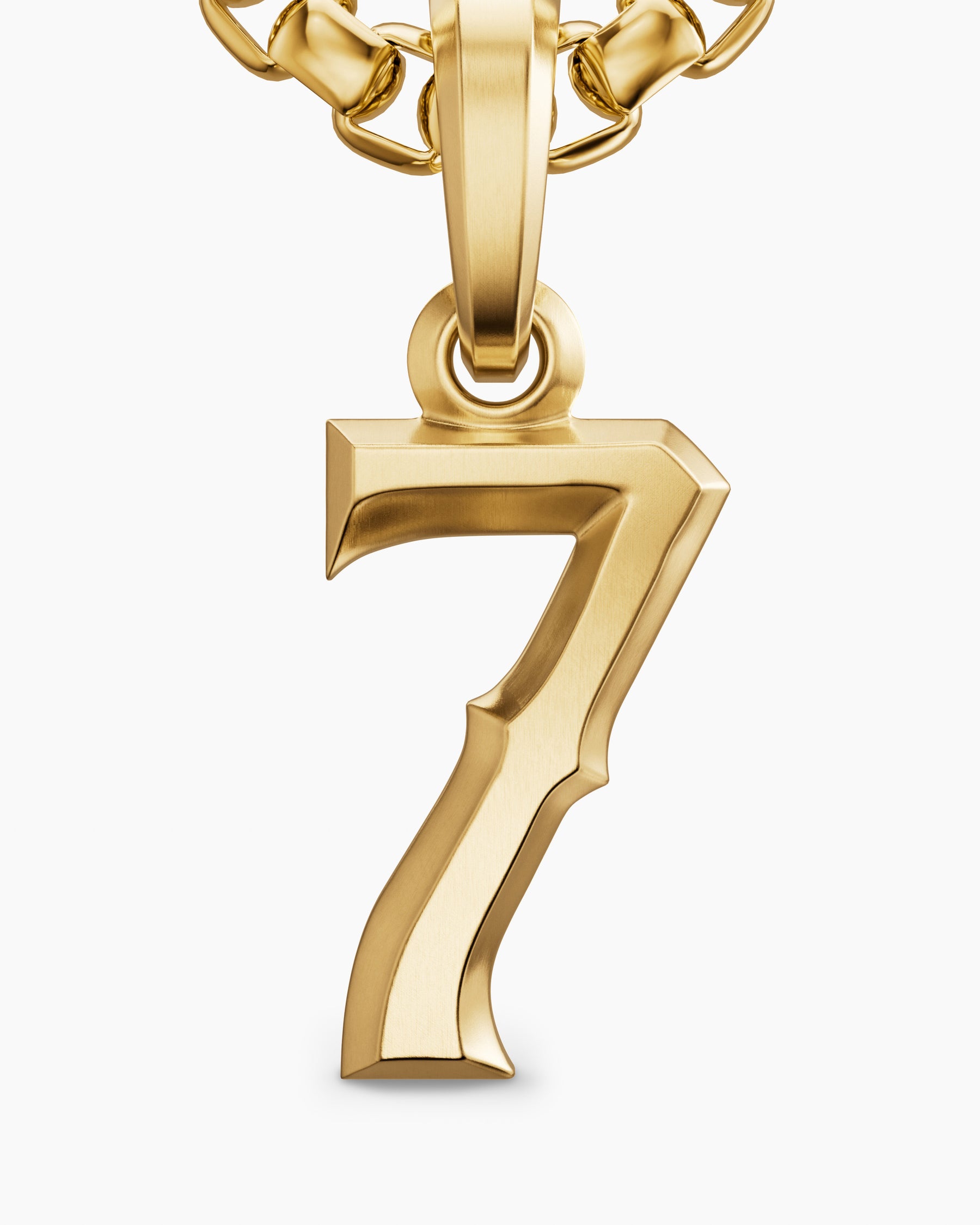 Number Seven Amulet in 18K Yellow Gold, 14.8mm - Image 5
