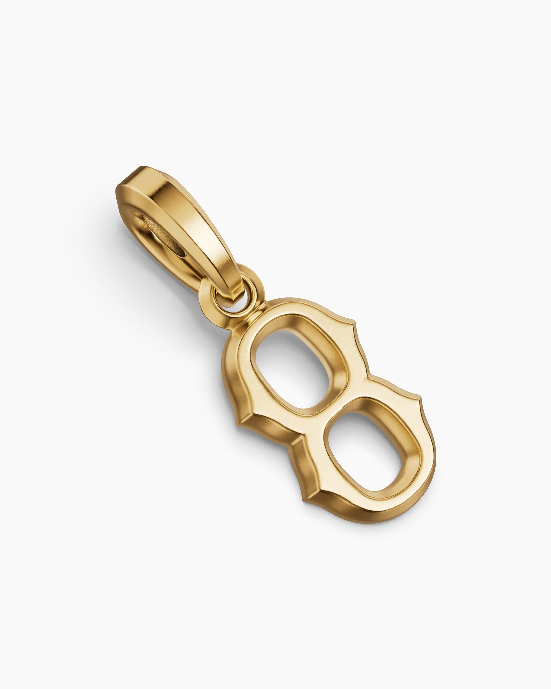 Number Eight Amulet in 18K Yellow Gold, 14.8mm - Image 3