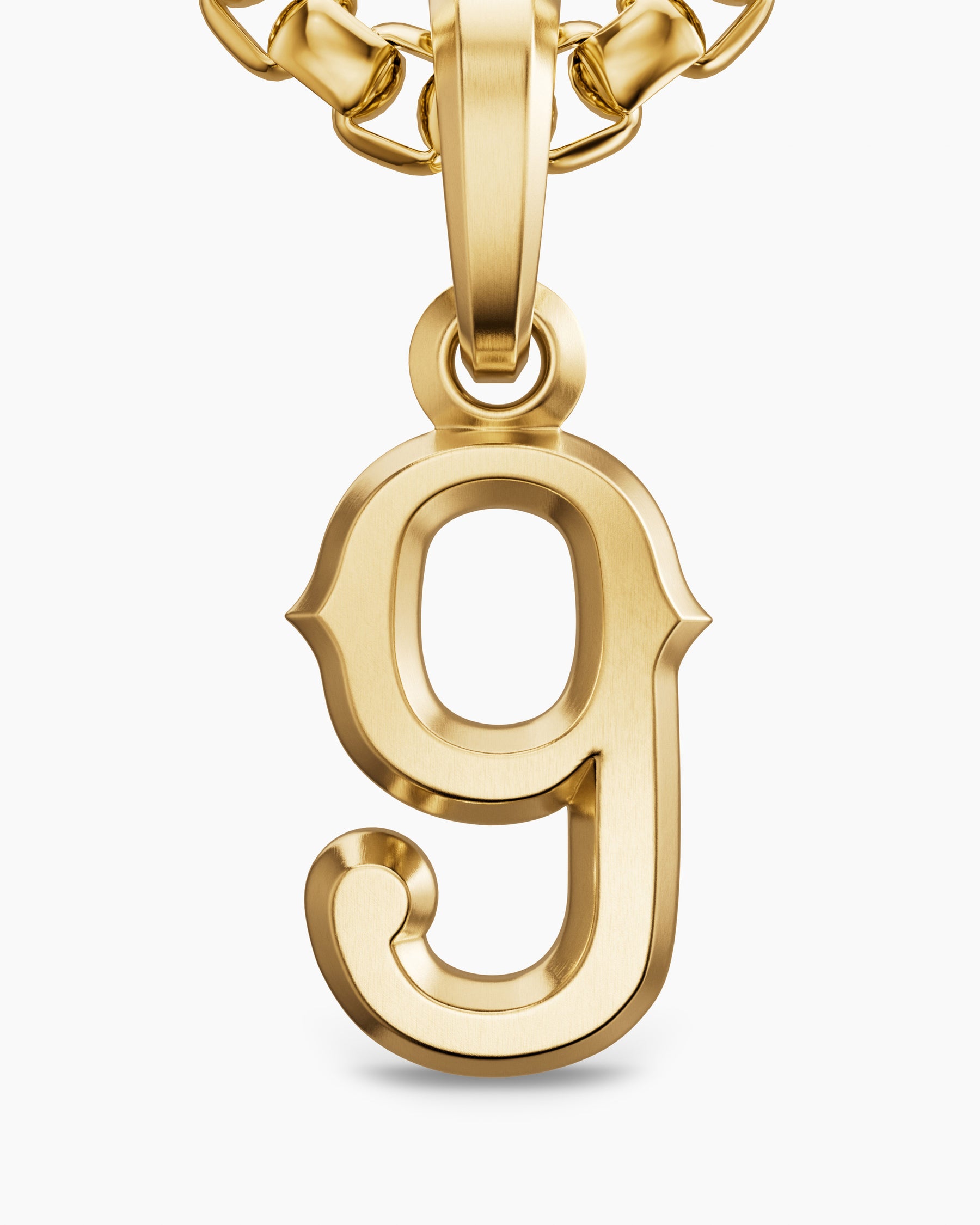 Number Nine Amulet in 18K Yellow Gold, 14.8mm - Image 5