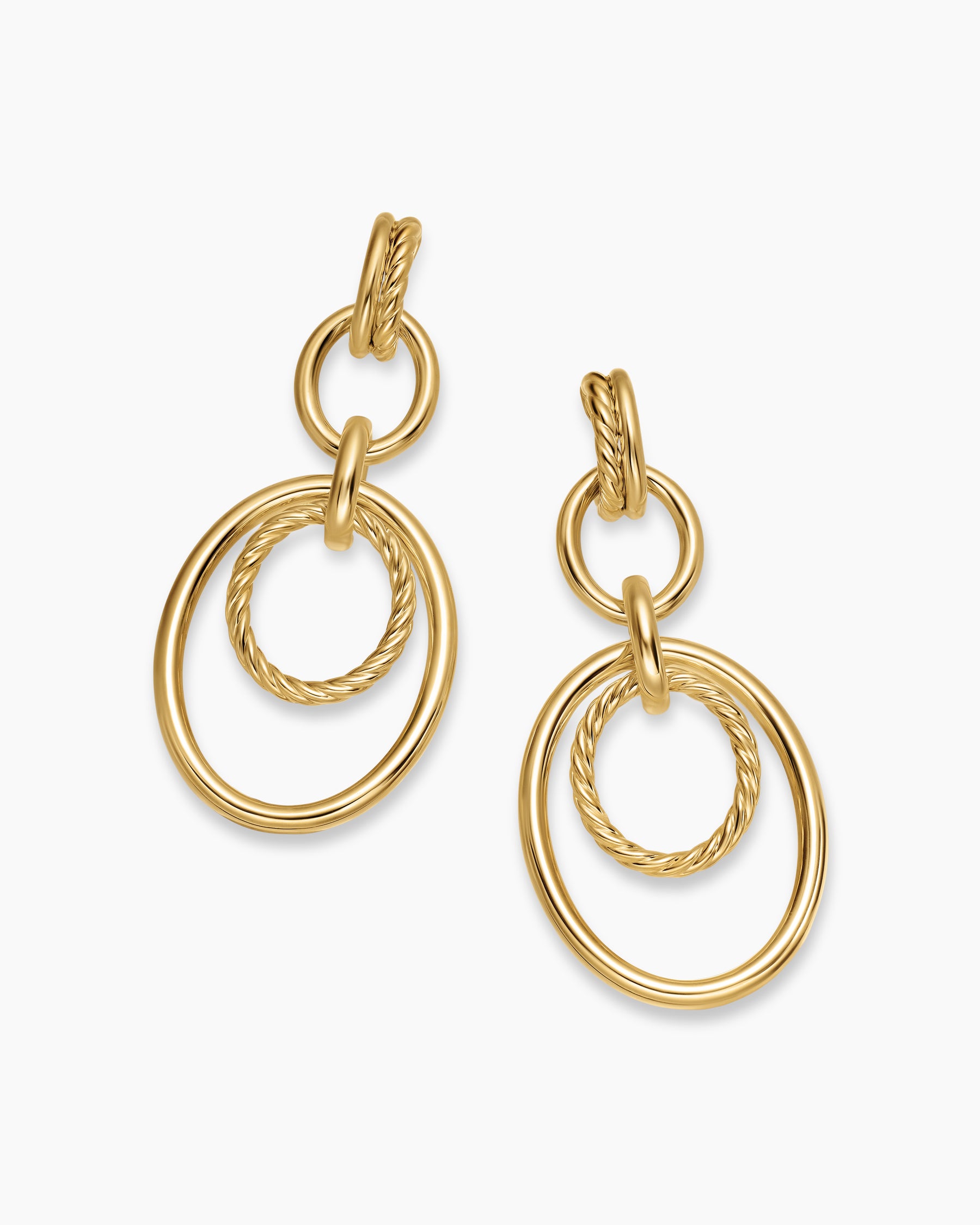 DY Mercer Mobile Drop Earrings in 18K Yellow Gold, 65.7mm - Image 5