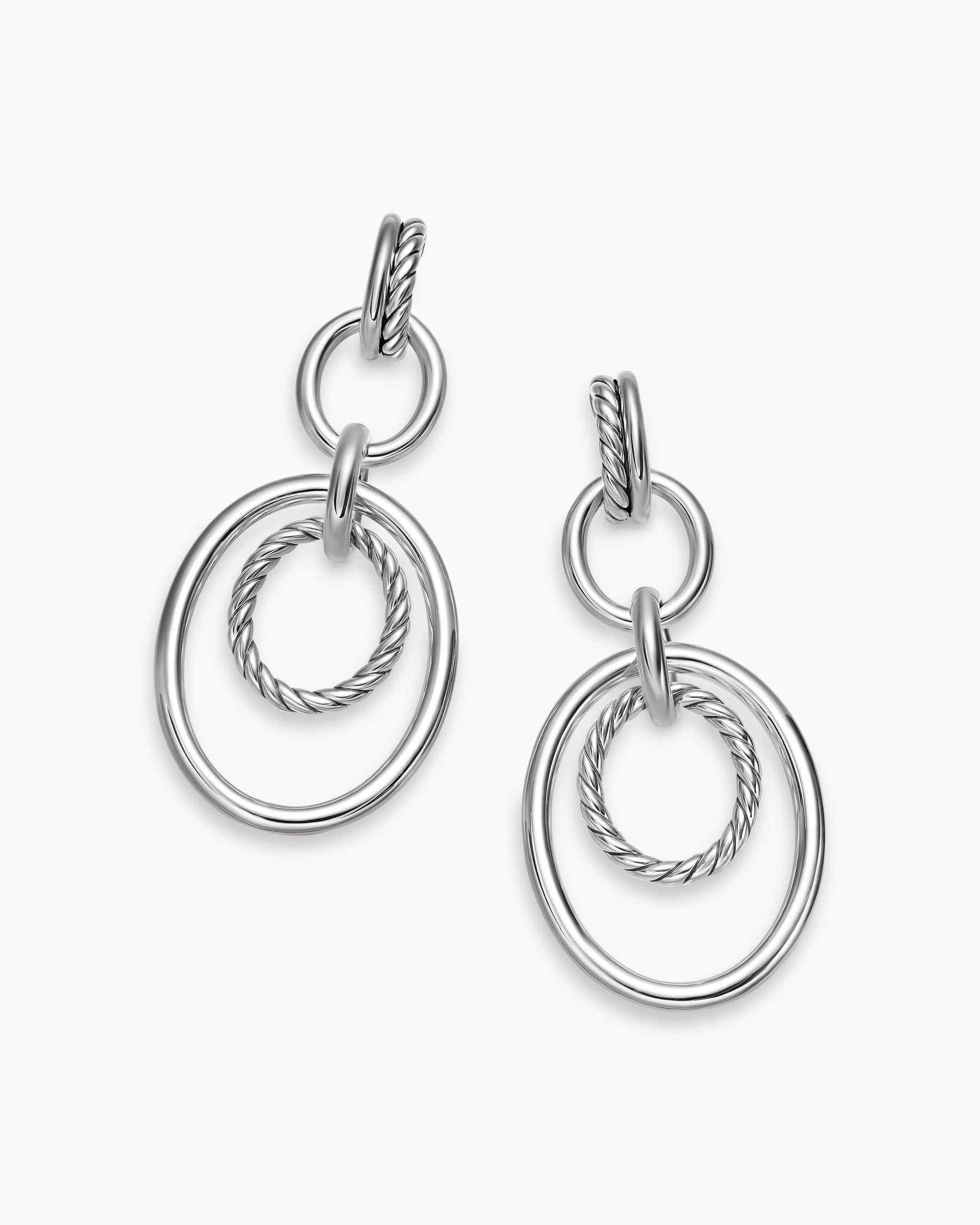 DY Mercer Mobile Drop Earrings in Sterling Silver, 65.7mm - Image 5
