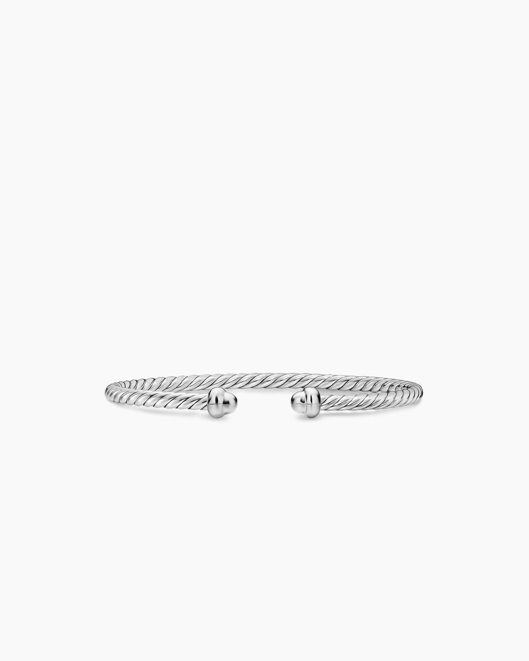 Micro Cable Flex Teen Bracelet in Sterling Silver, 2.6mm