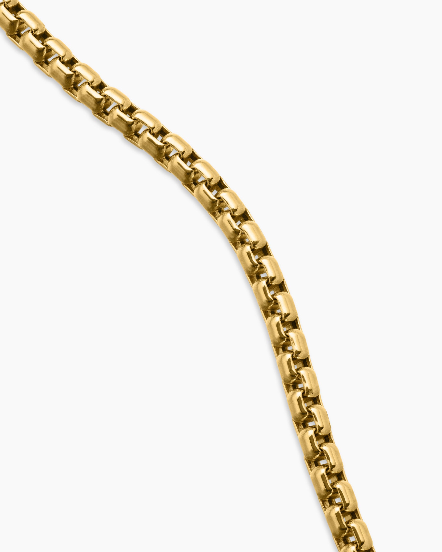 Box Chain Slider Necklace in 18K Yellow Gold, 1.7mm - Image 3
