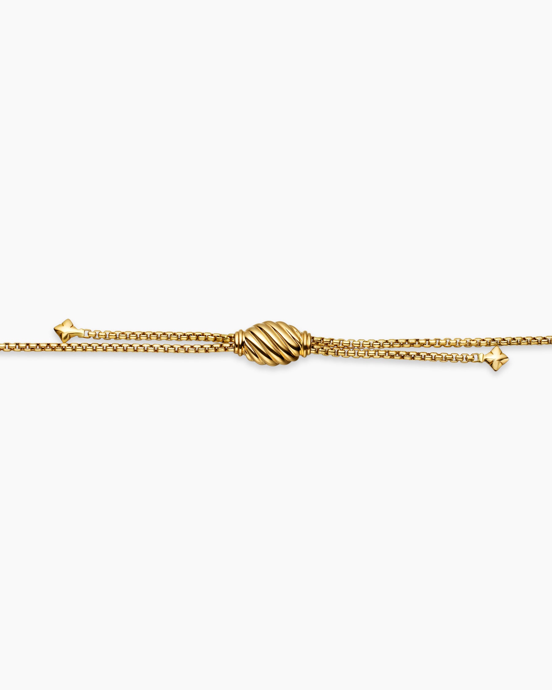 Box Chain Slider Necklace in 18K Yellow Gold, 1.7mm - Image 5