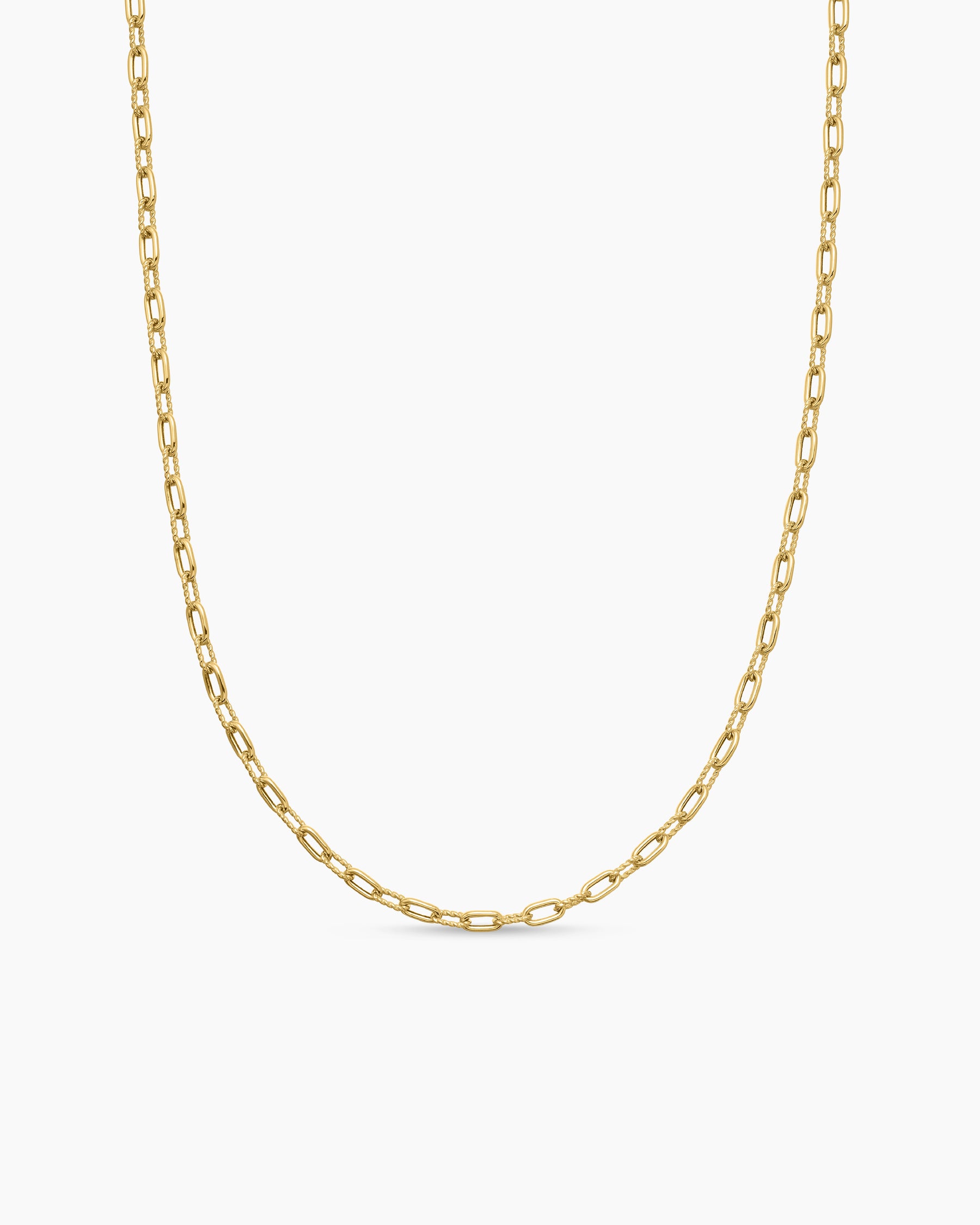 DY Madison Chain Necklace in 18K Yellow Gold, 3mm