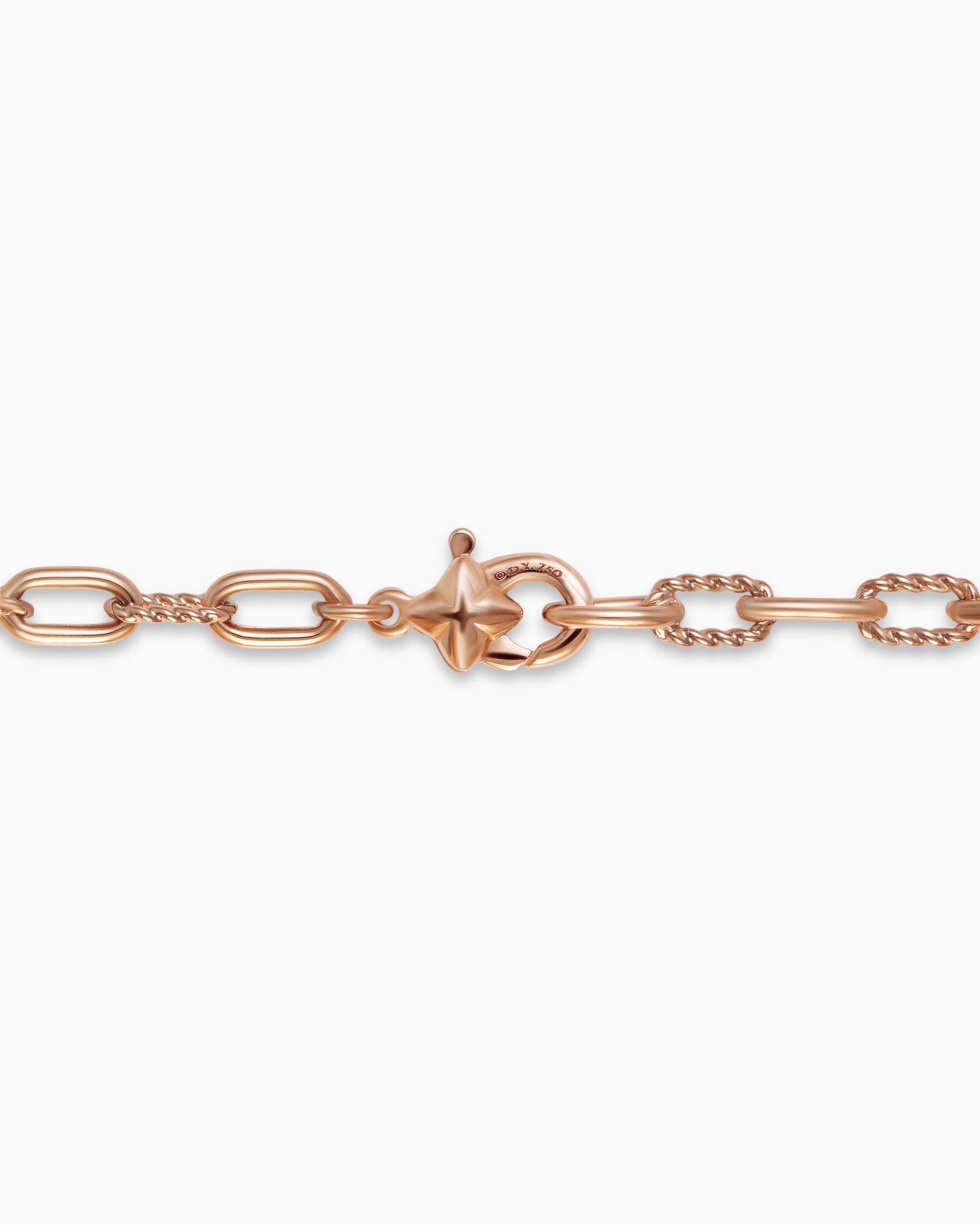 DY Madison Chain Necklace in 18K Rose Gold, 3mm - Image 5