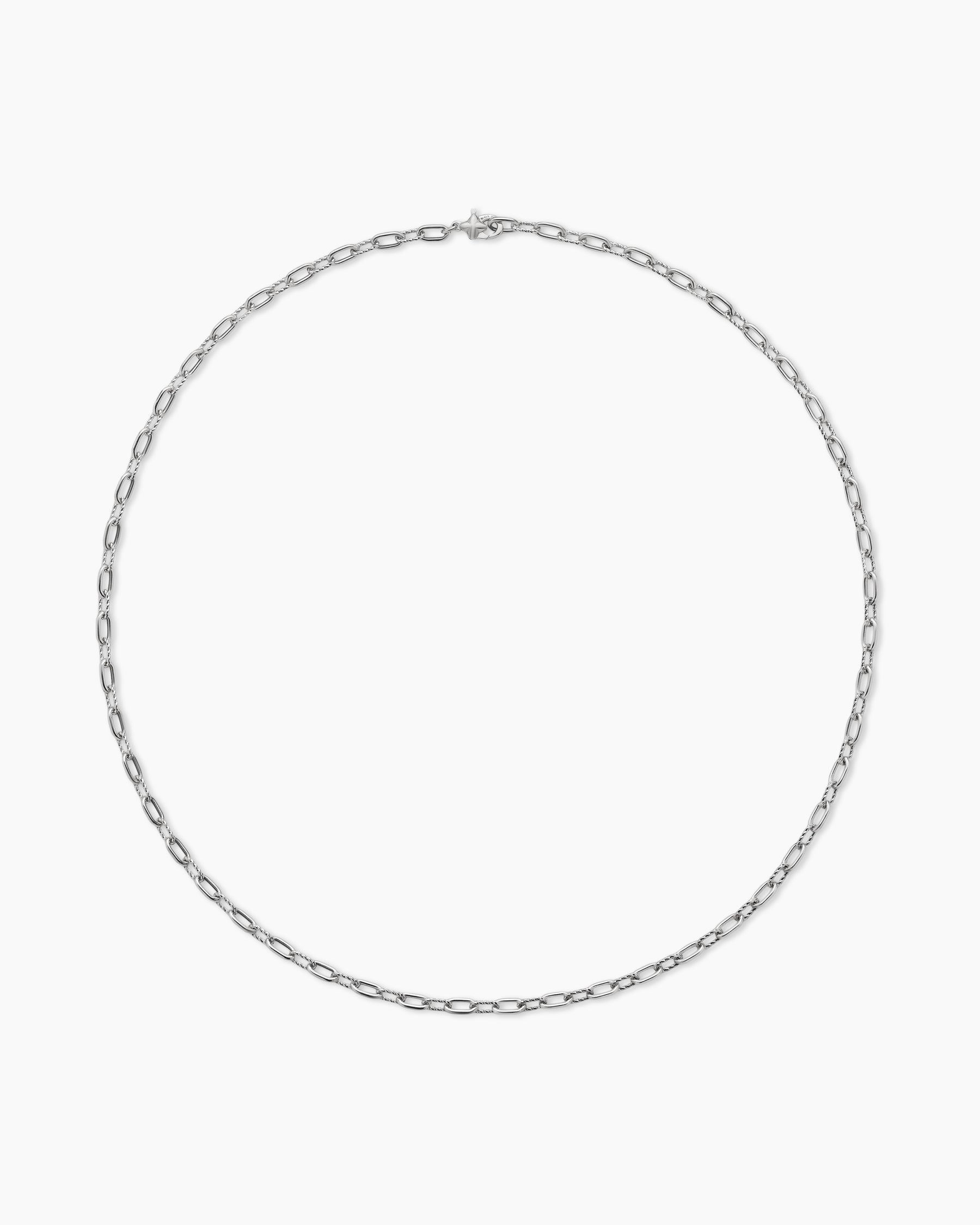 DY Madison Chain Necklace in Sterling Silver, 3mm - Image 4