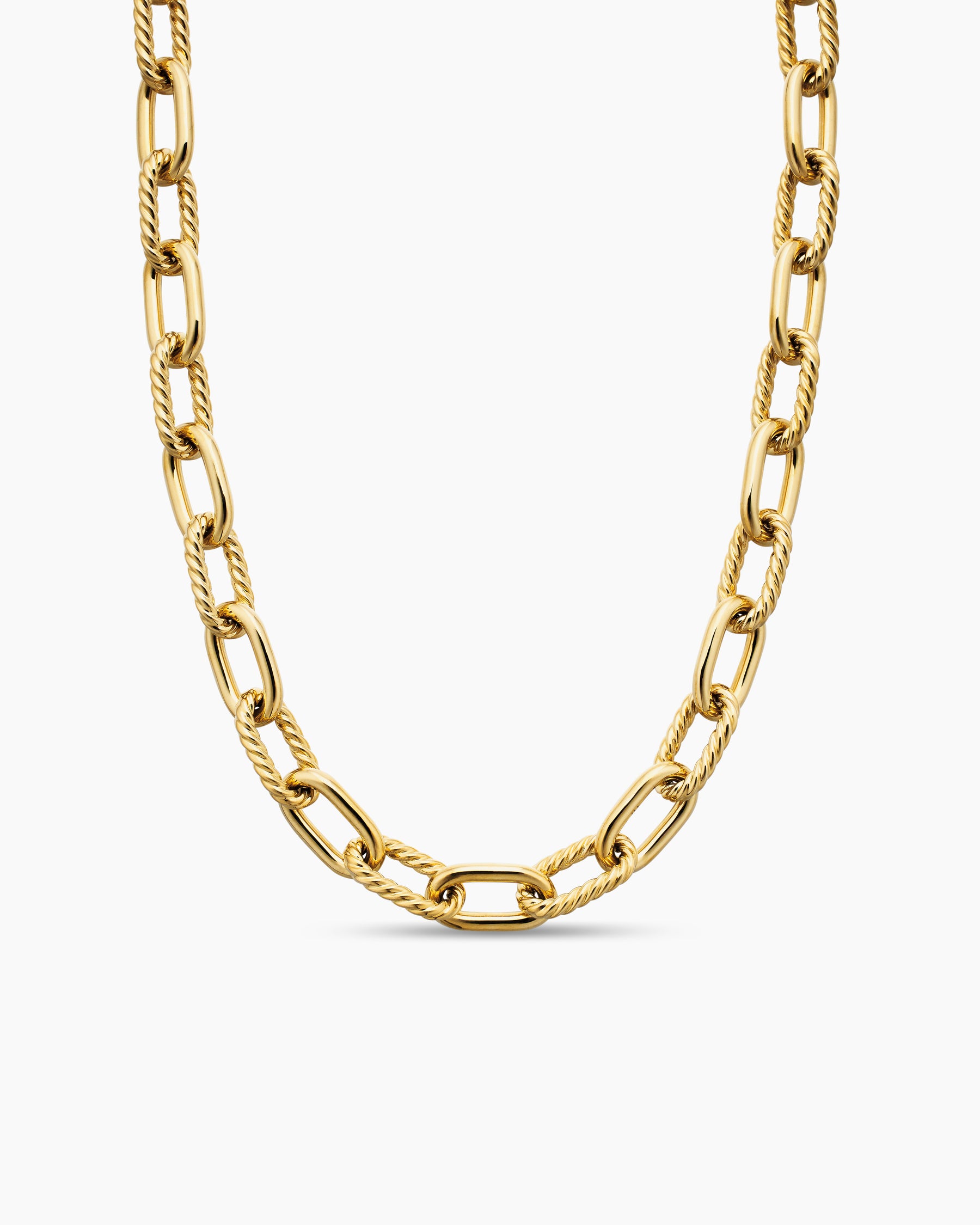 DY Madison Chain Necklace in 18K Yellow Gold, 11mm