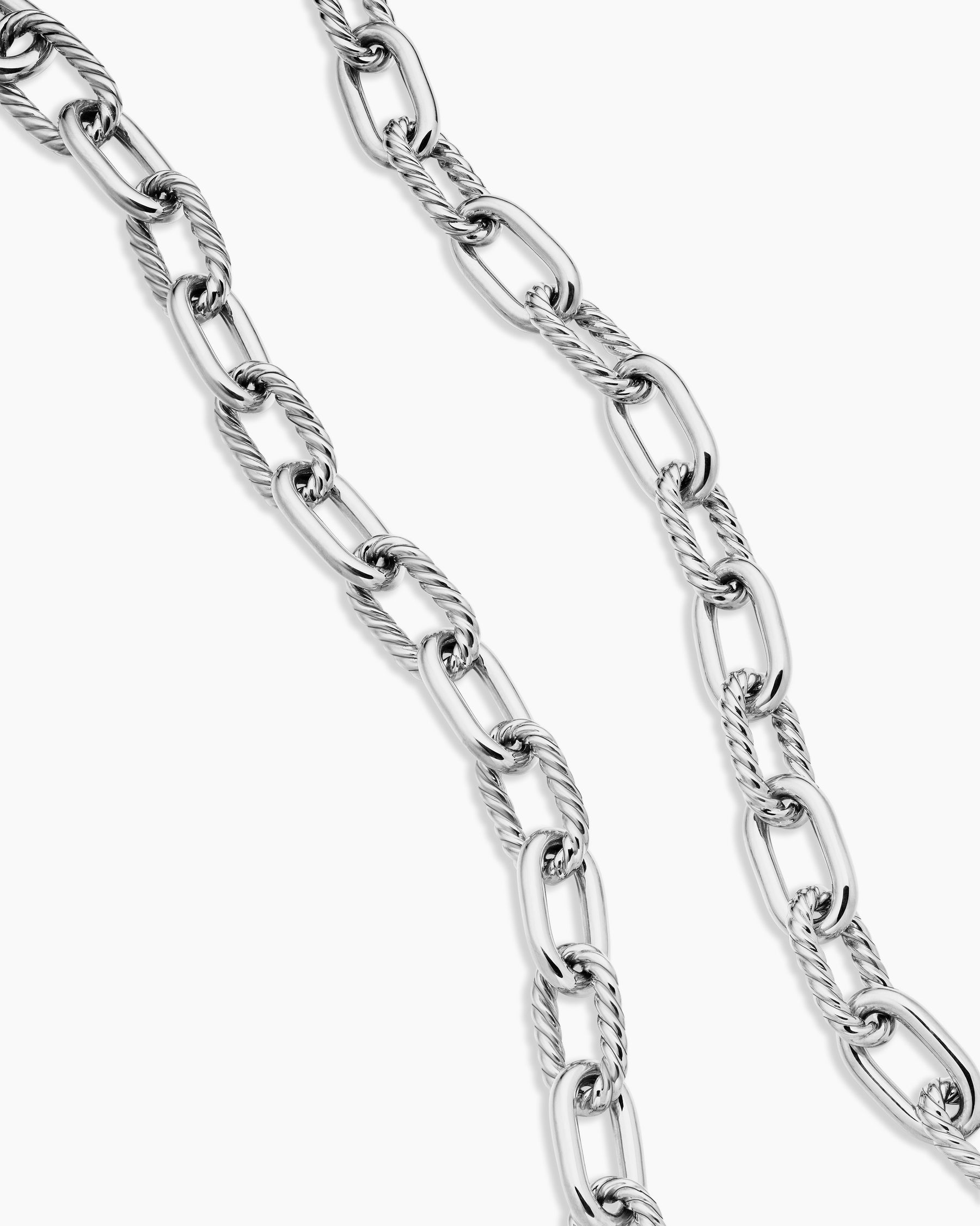 DY Madison Chain Necklace in Sterling Silver, 11mm - Image 3