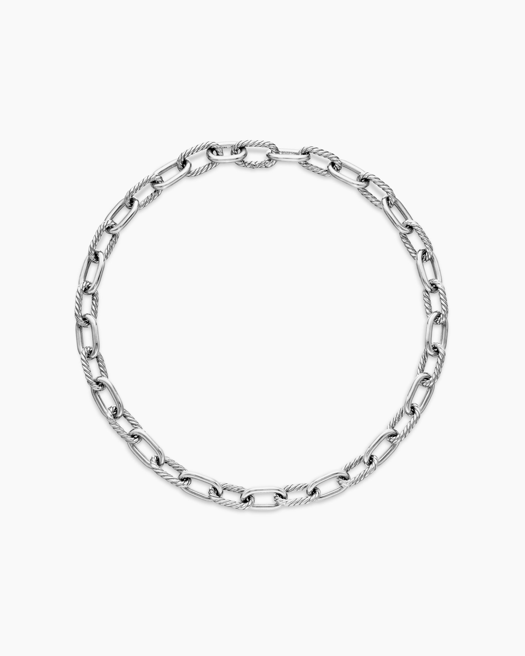 DY Madison Chain Necklace in Sterling Silver, 11mm - Image 4