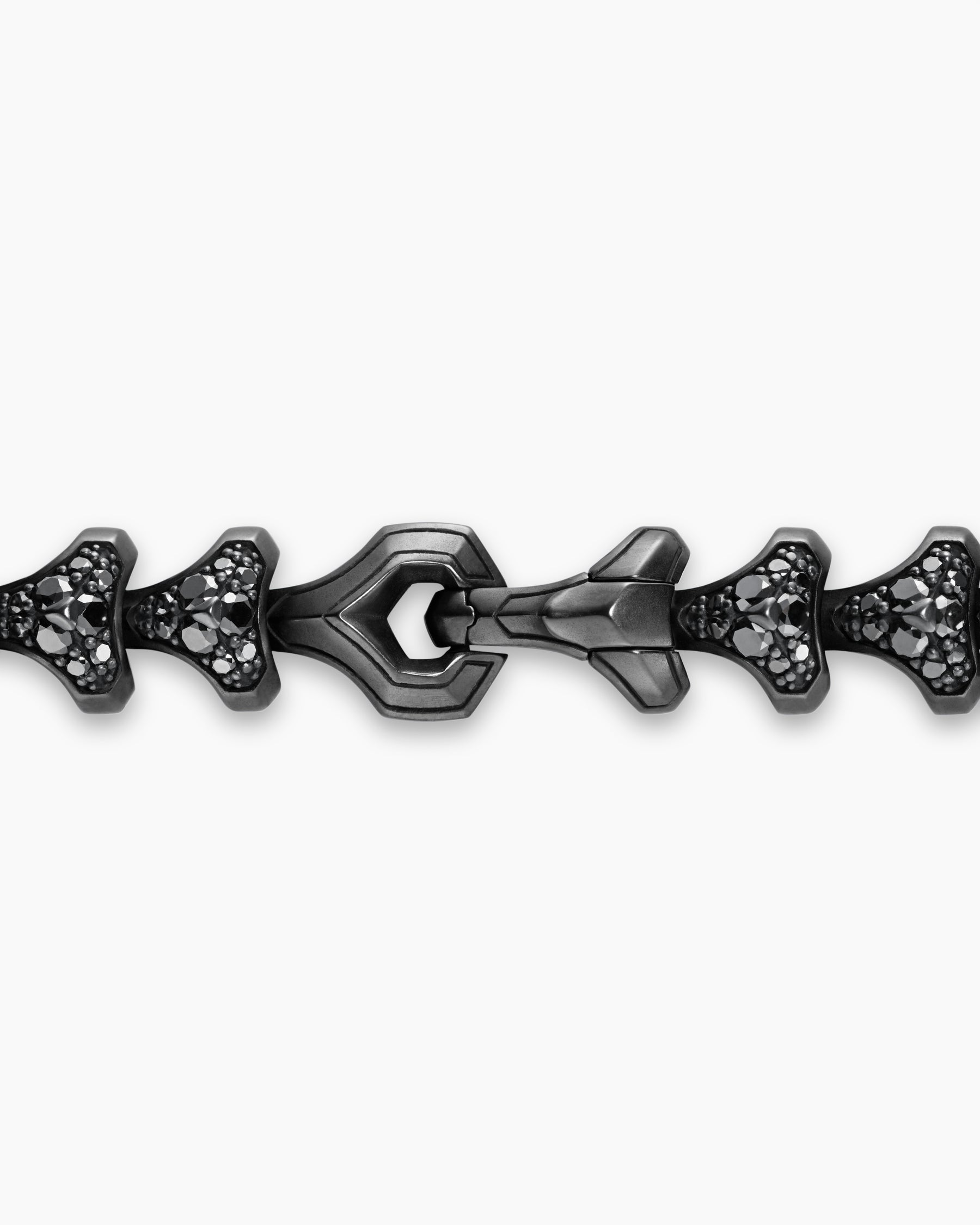 Armory Necklace in Black Titanium with Black Diamonds, 9.5mm - Image 5