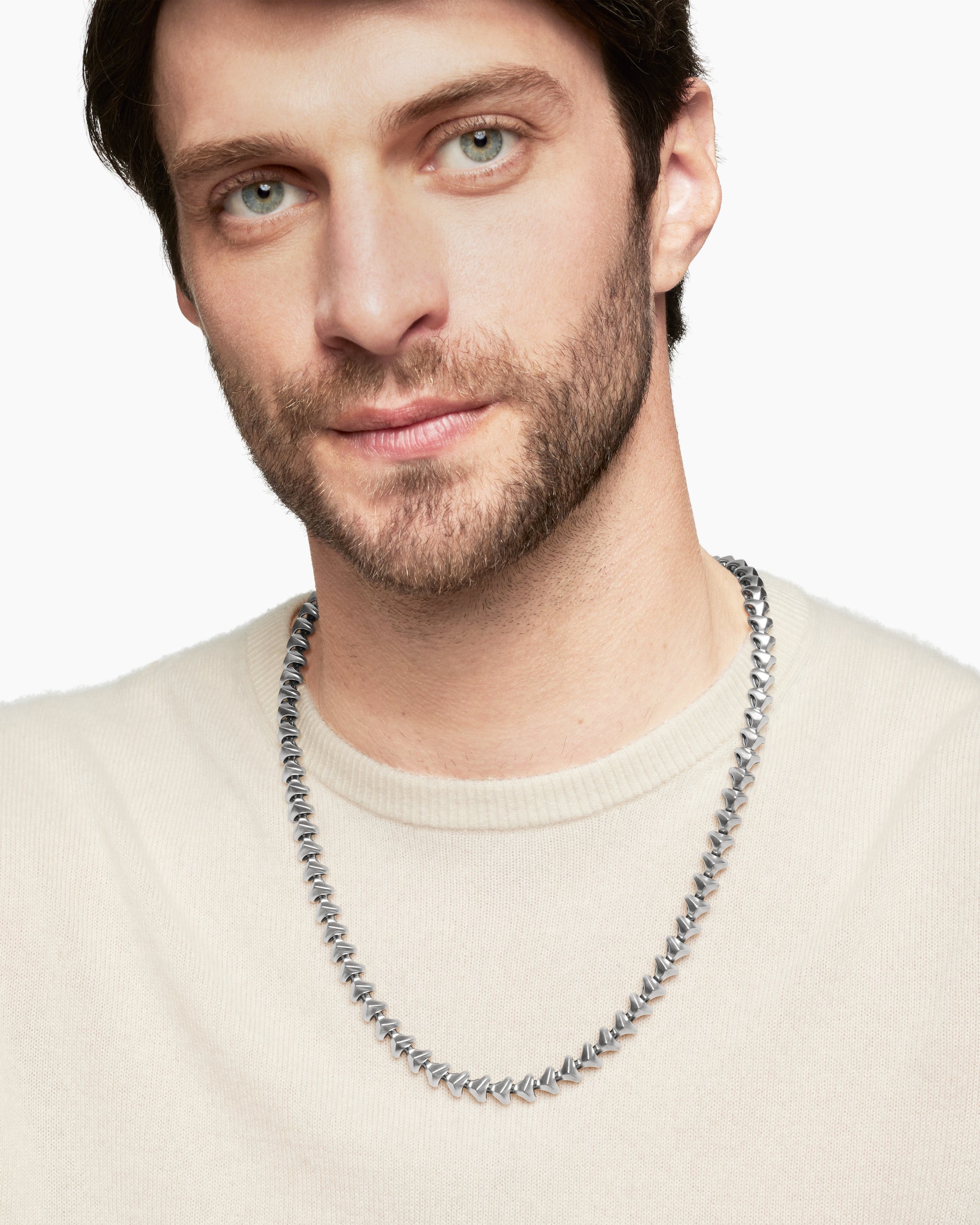 Armory Necklace in Sterling Silver, 9.5mm - Image 6