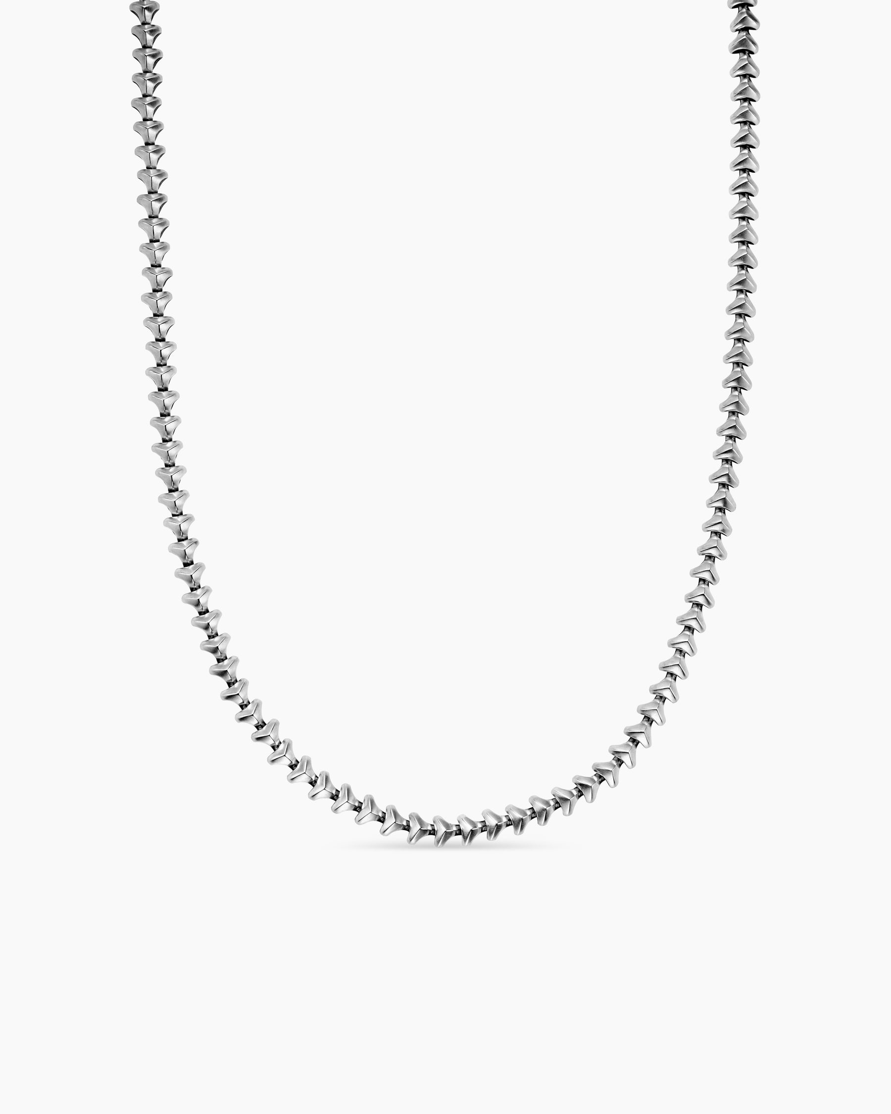Armory Necklace in Sterling Silver, 9.5mm