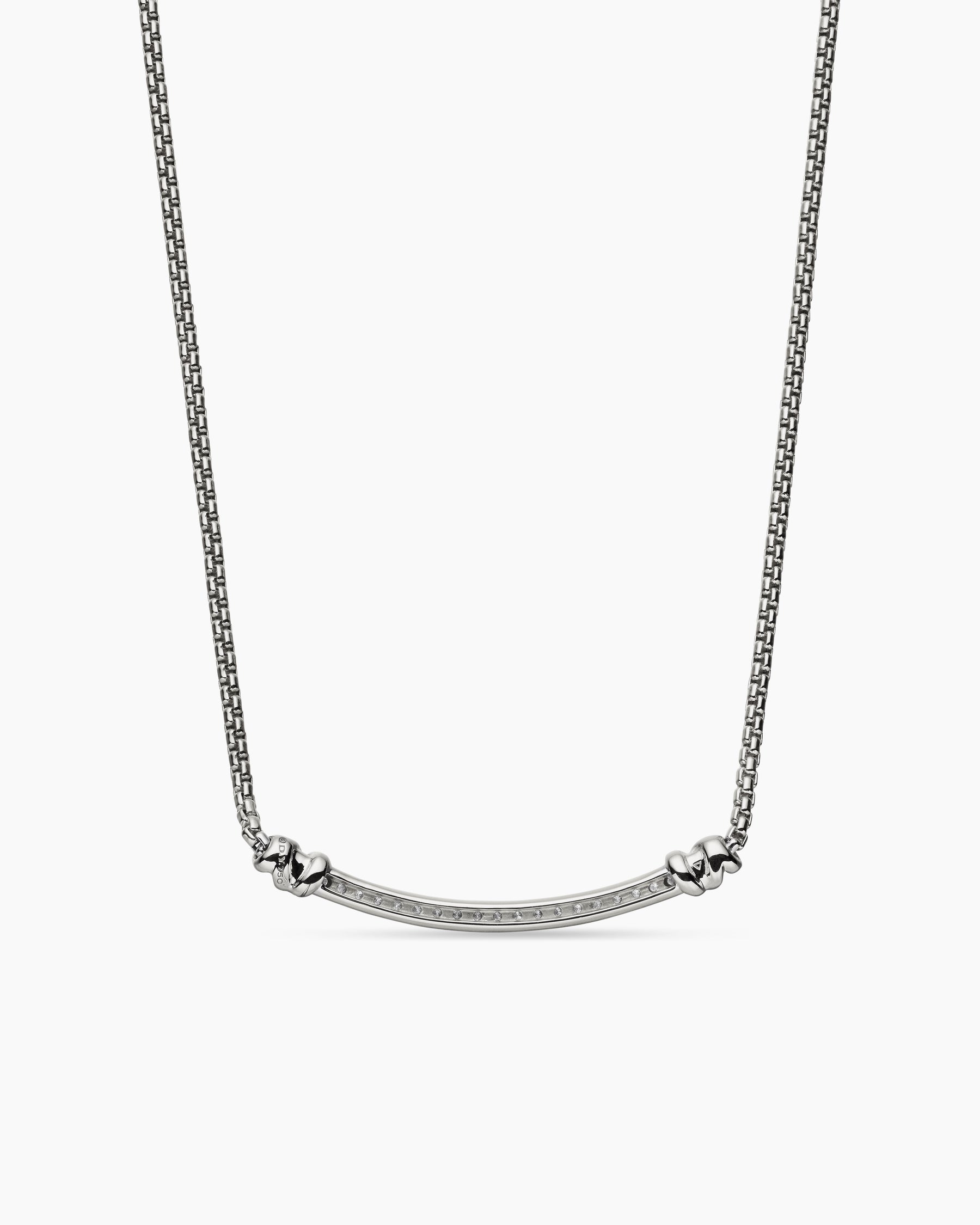 Petite Helena Wrap Station Necklace in Sterling Silver with 18K Yellow Gold and Diamonds, 29mm - Image 4