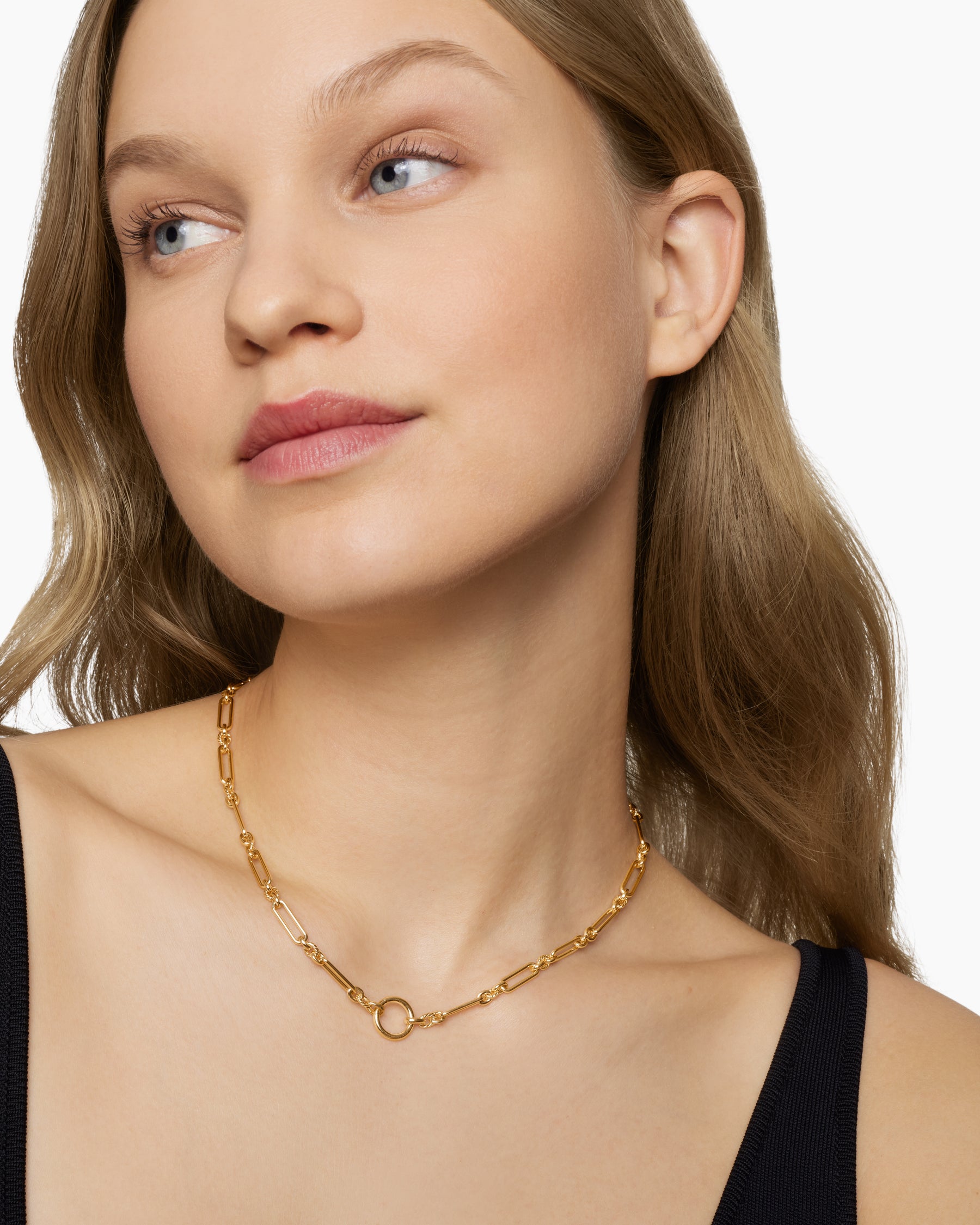 Lexington Chain Necklace in 18K Yellow Gold, 4.5mm - Image 6