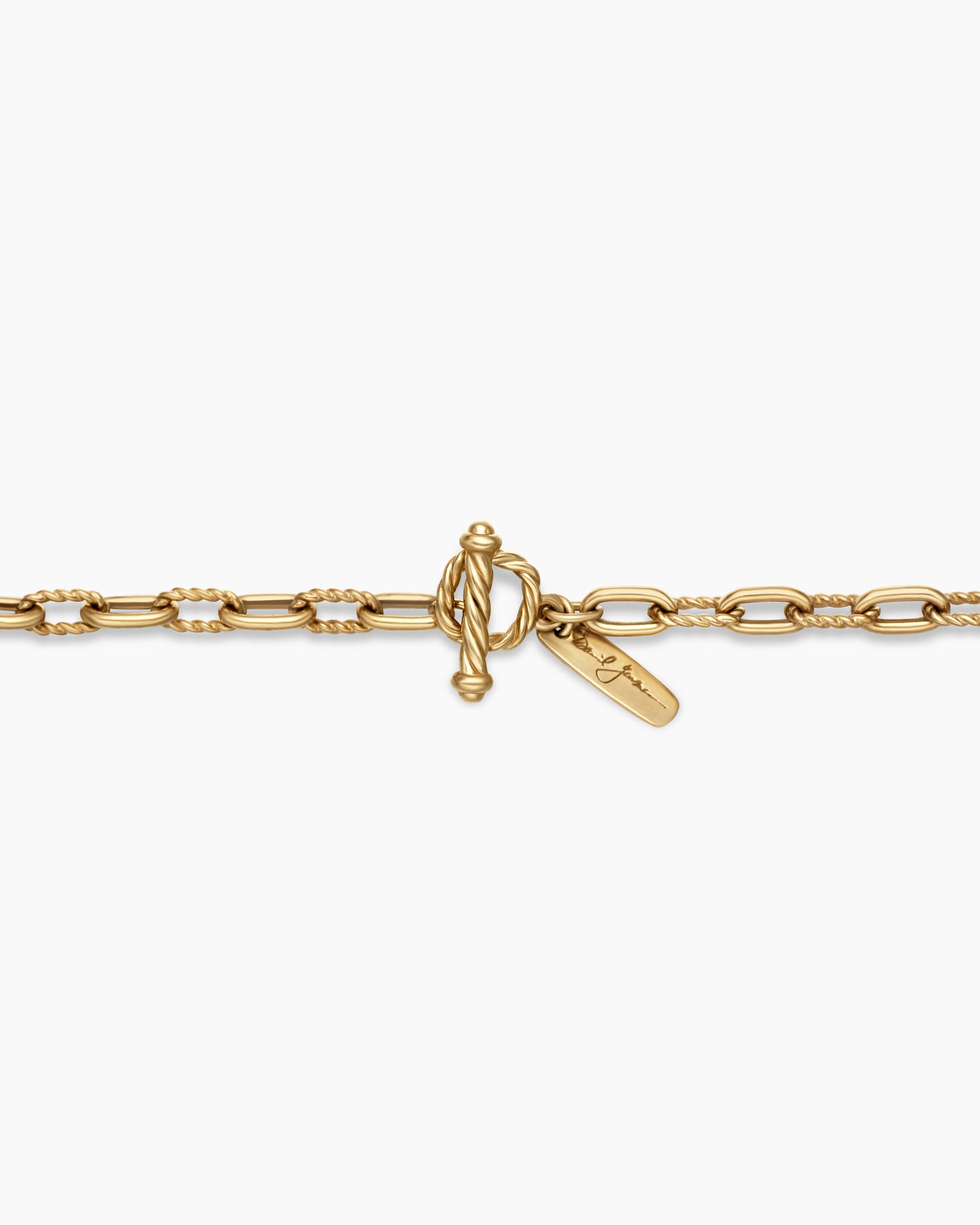 DY Madison Color Pearl Necklace in 18K Yellow Gold with Pearls, 6.2mm - Image 5