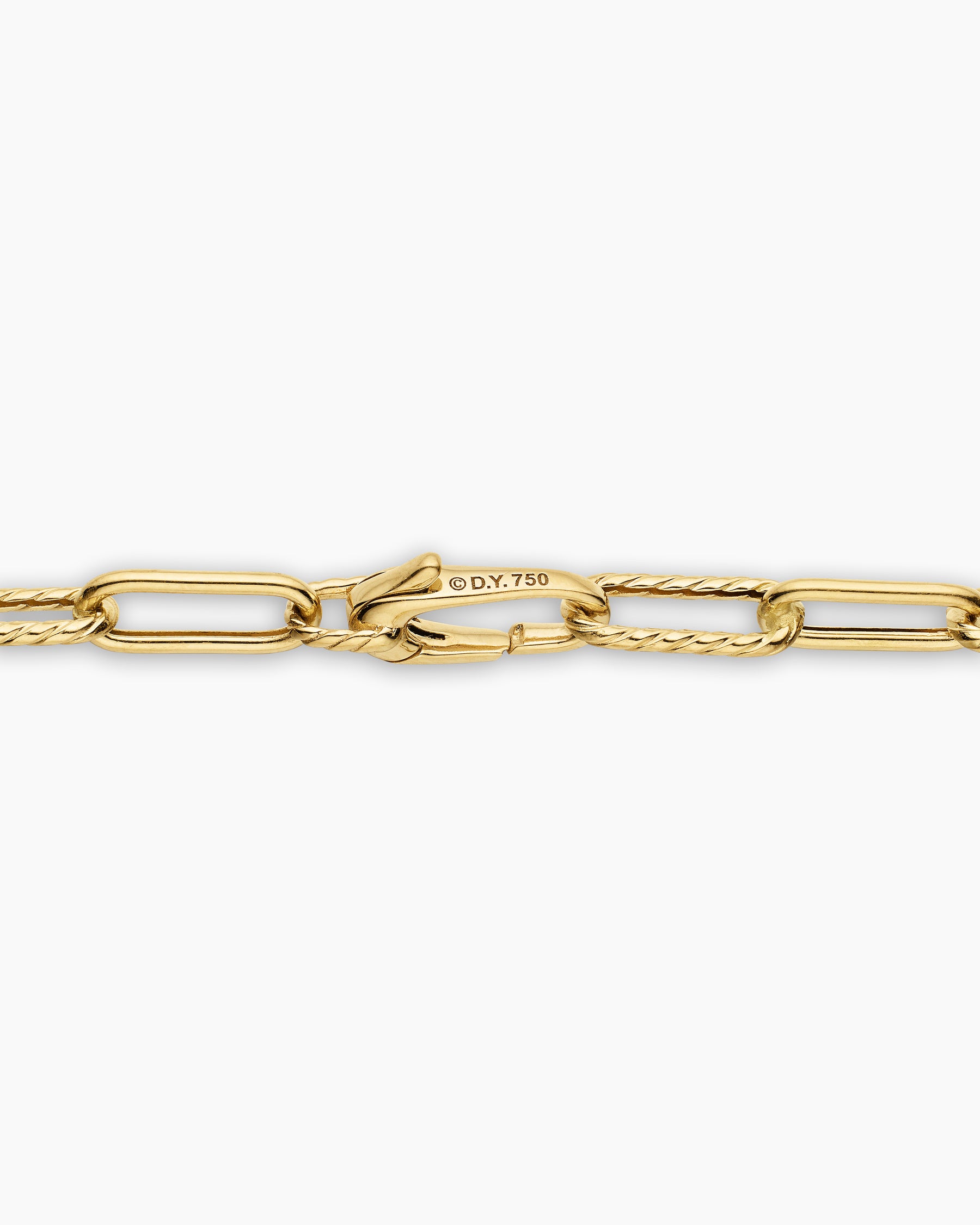 DY Madison Chain Necklace in 18K Yellow Gold, 4mm - Image 5