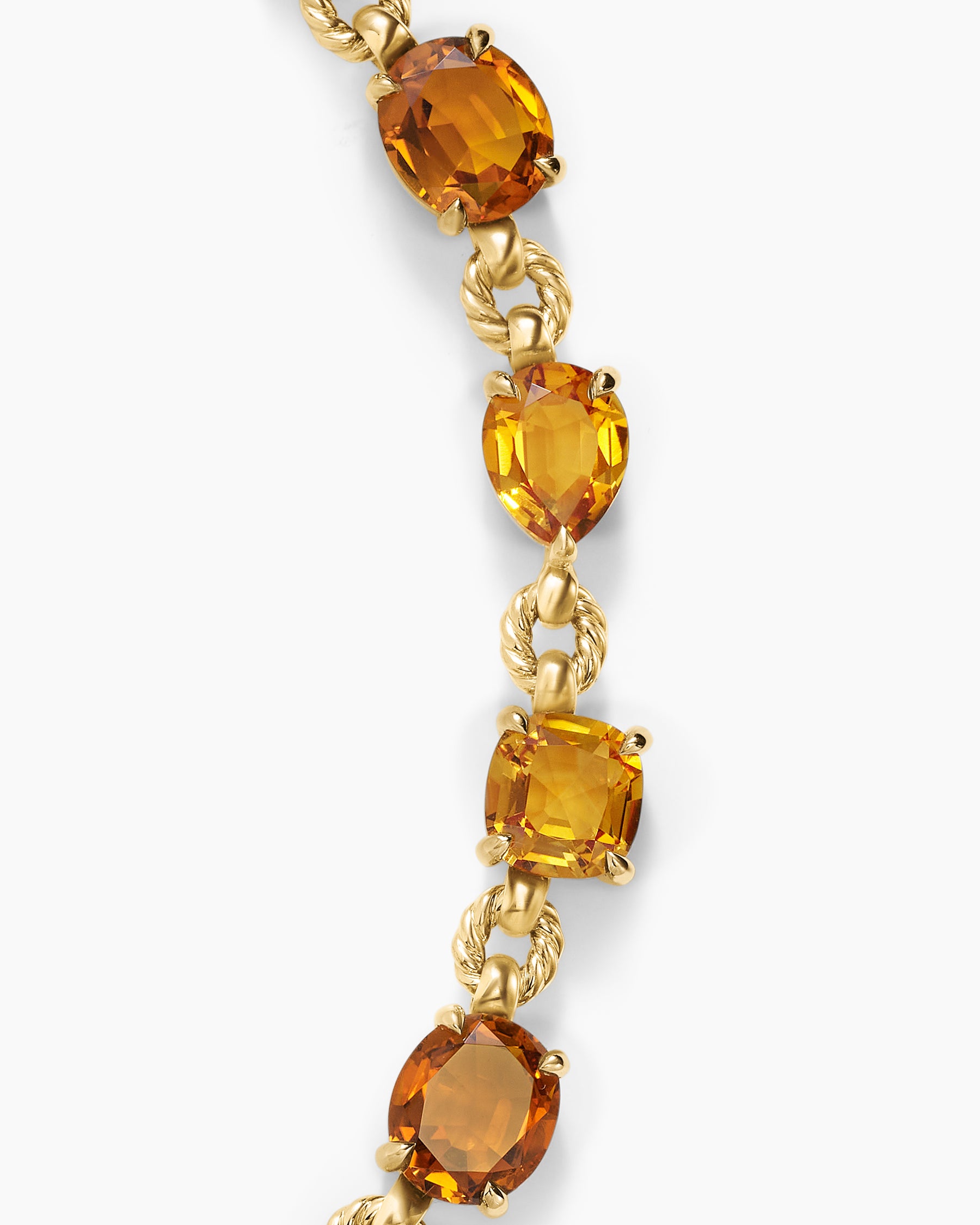 Marbella Toggle Necklace in 18K Yellow Gold with Citrine and Madeira Citrine - Image 5