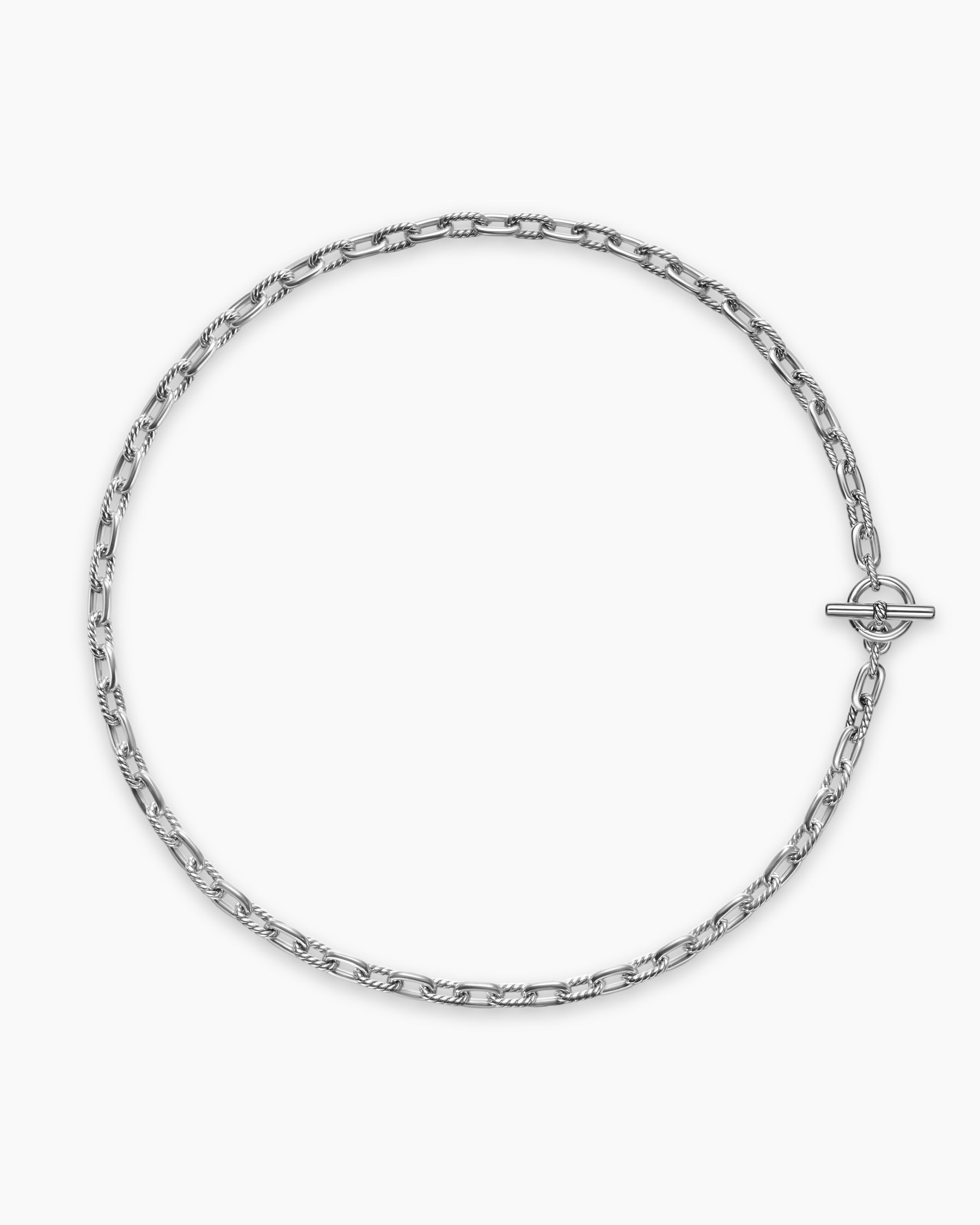 DY Madison Toggle Chain Necklace in Sterling Silver, 5.5mm