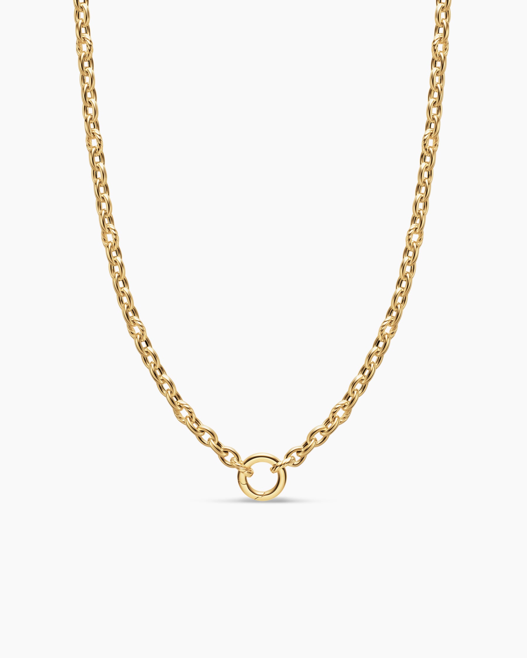 DY Mercer Petite Chain Necklace in 18K Yellow Gold, 4.5mm