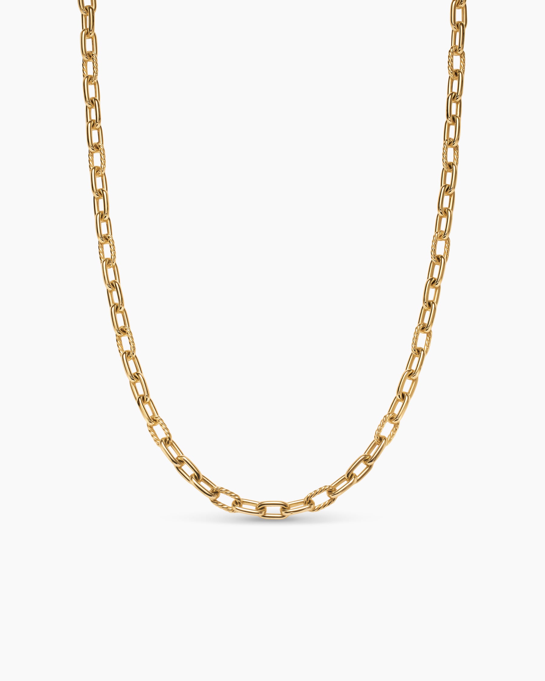 DY Madison Chain Necklace in 18K Yellow Gold, 6mm