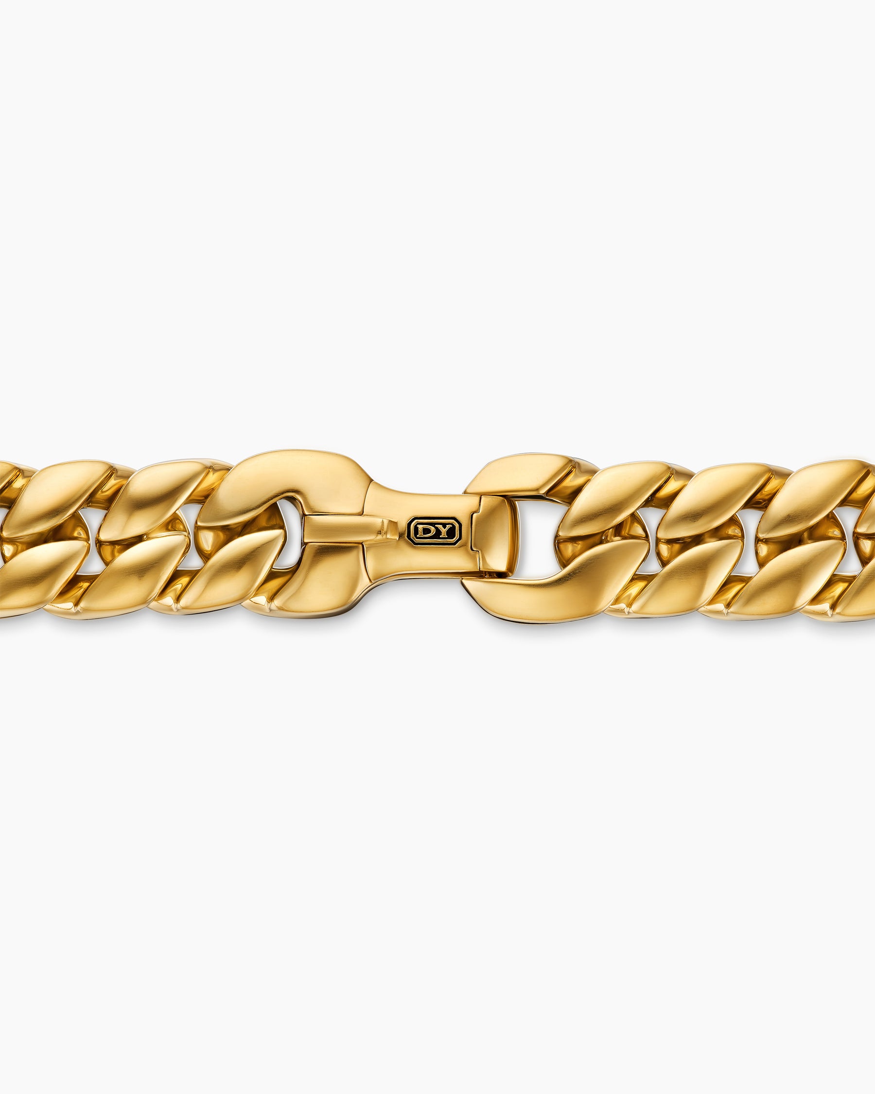 Curb Chain Necklace in 18K Yellow Gold, 11.5mm - Image 5