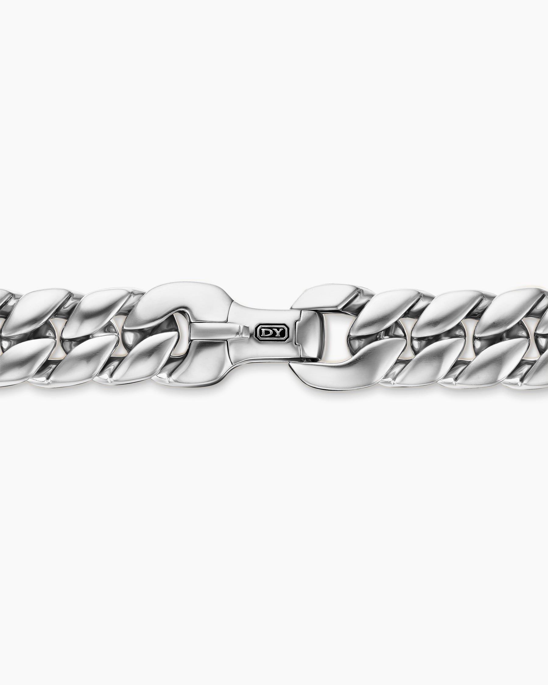 Curb Chain Necklace in Sterling Silver, 11.5mm - Image 5
