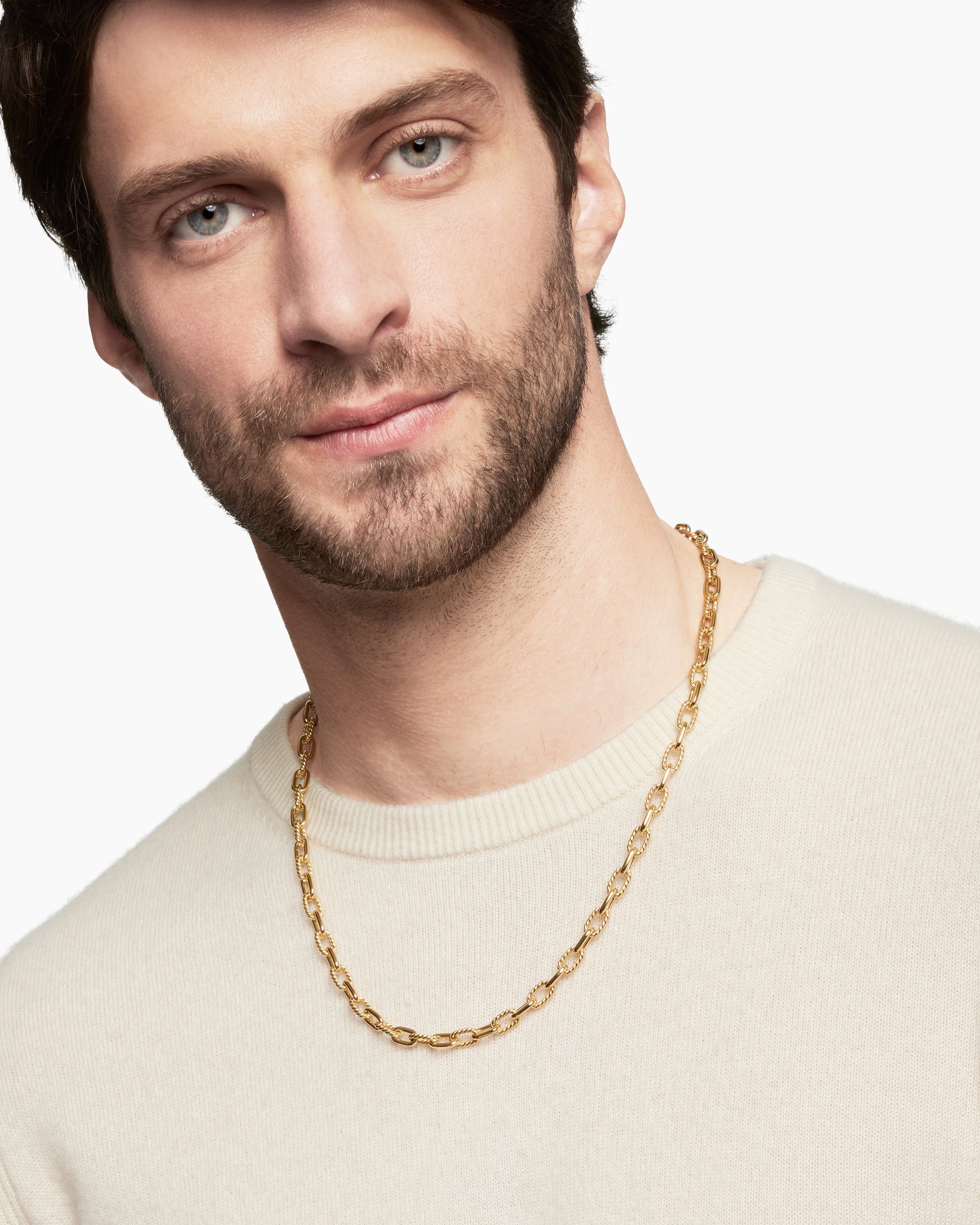 DY Madison Chain Necklace in 18K Yellow Gold, 6mm - Image 6