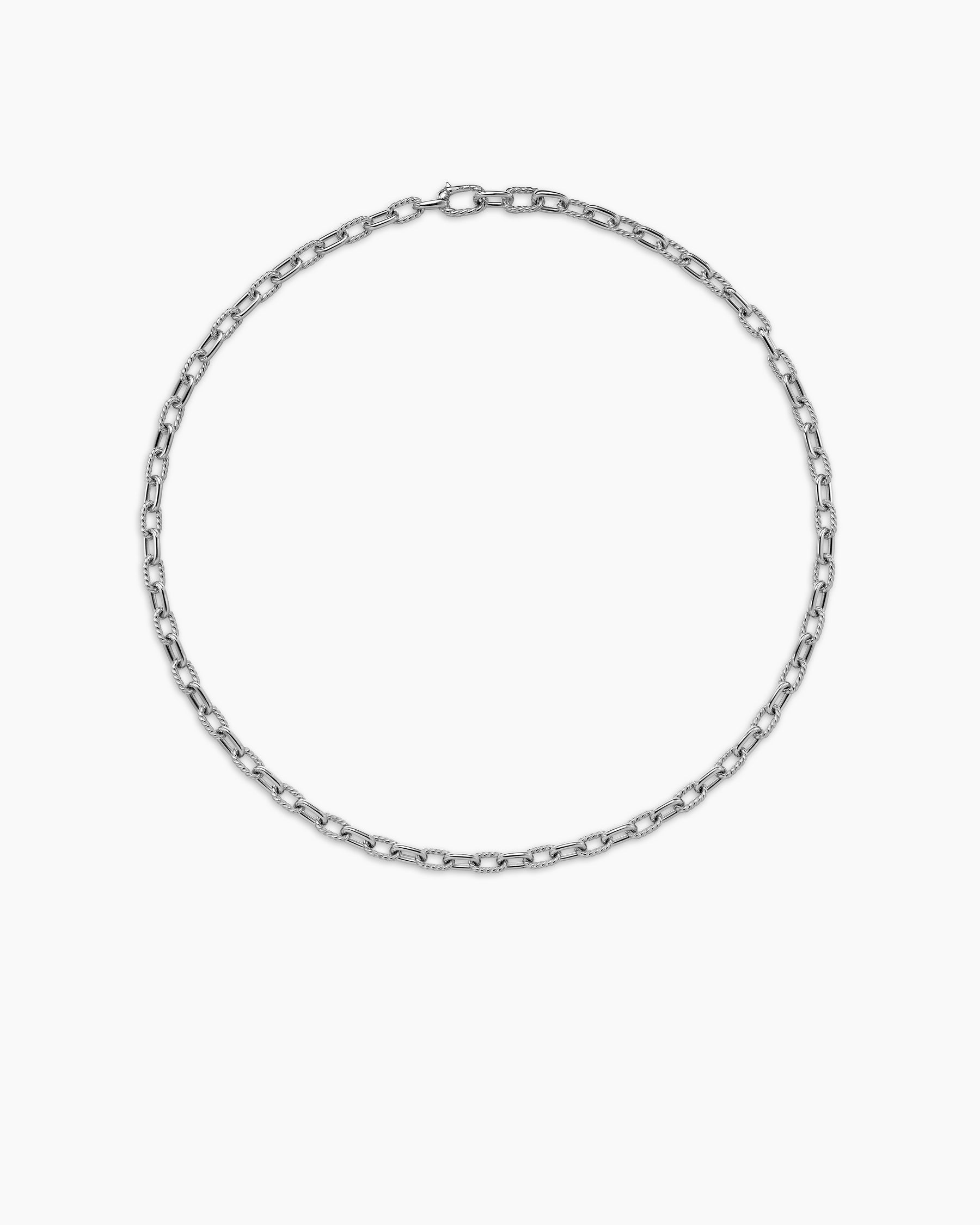 DY Madison Chain Necklace in Sterling Silver, 6mm - Image 4