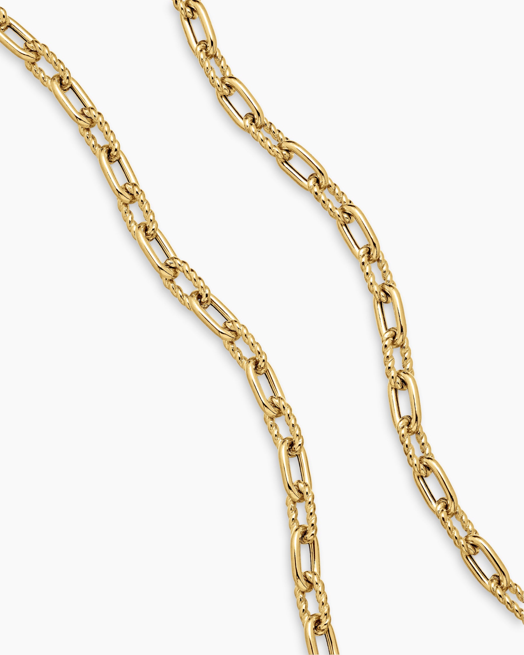 DY Madison Chain Necklace in 18K Yellow Gold, 3mm - Image 3