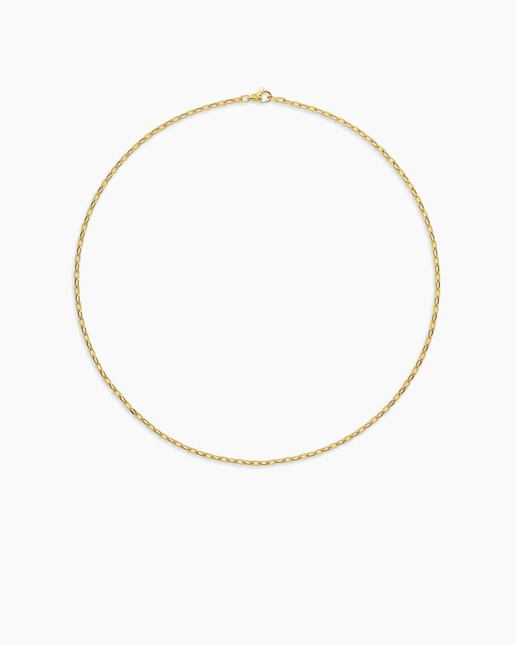 DY Madison Chain Necklace in 18K Yellow Gold, 3mm - Image 4